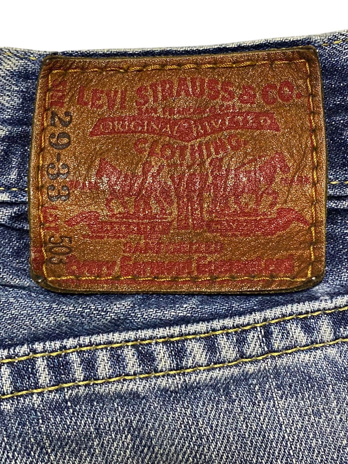 Levi's Vintage Clothing Vintage Levis 503 Faded Wash Distressed Baggy Jeans Size US 29 - 10 Thumbnail