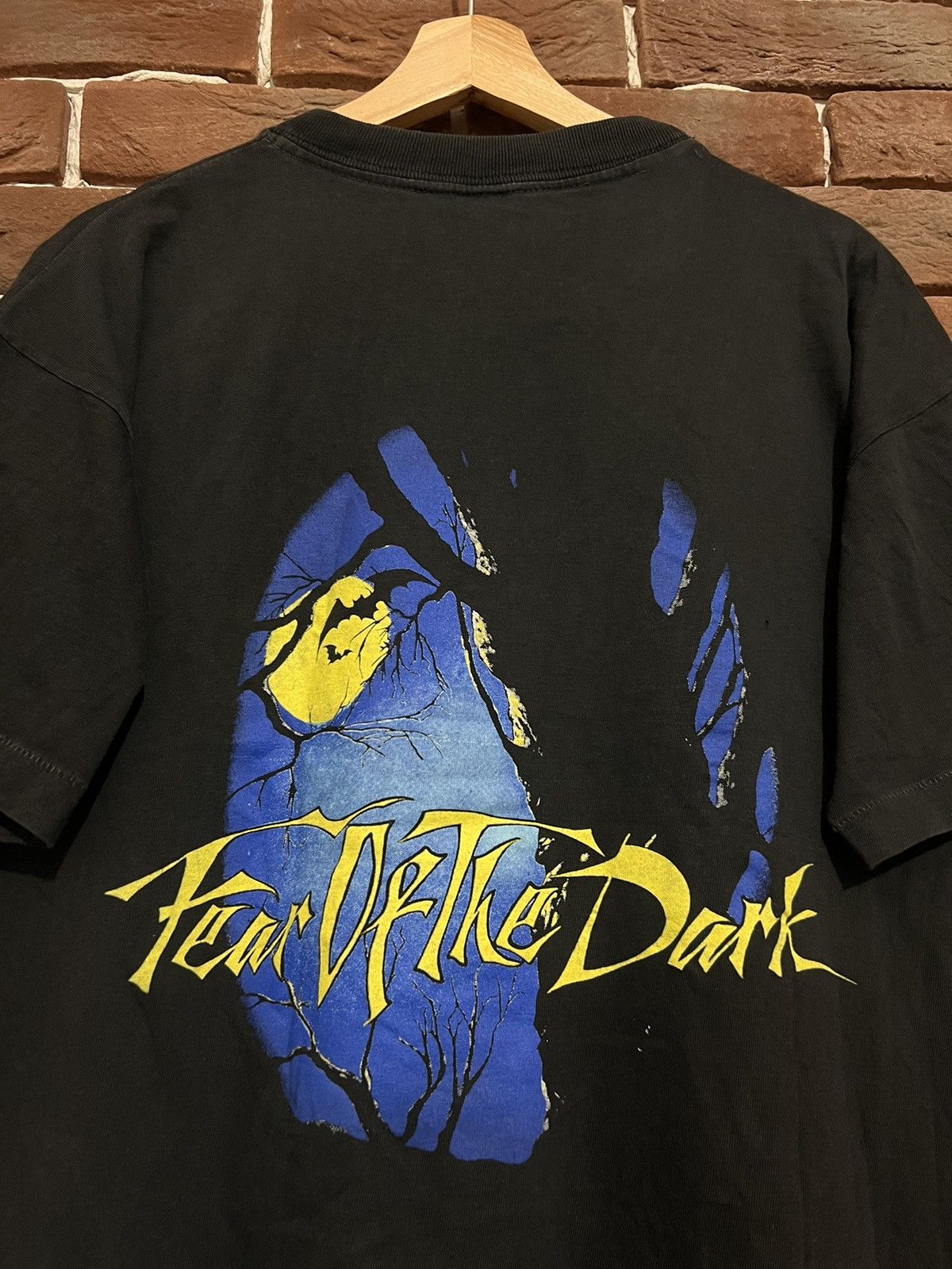 Band Tees Vintage 90s 1992 Iron Maiden Fear of the Dark Metal Band Tee Size US L / EU 52-54 / 3 - 3 Thumbnail