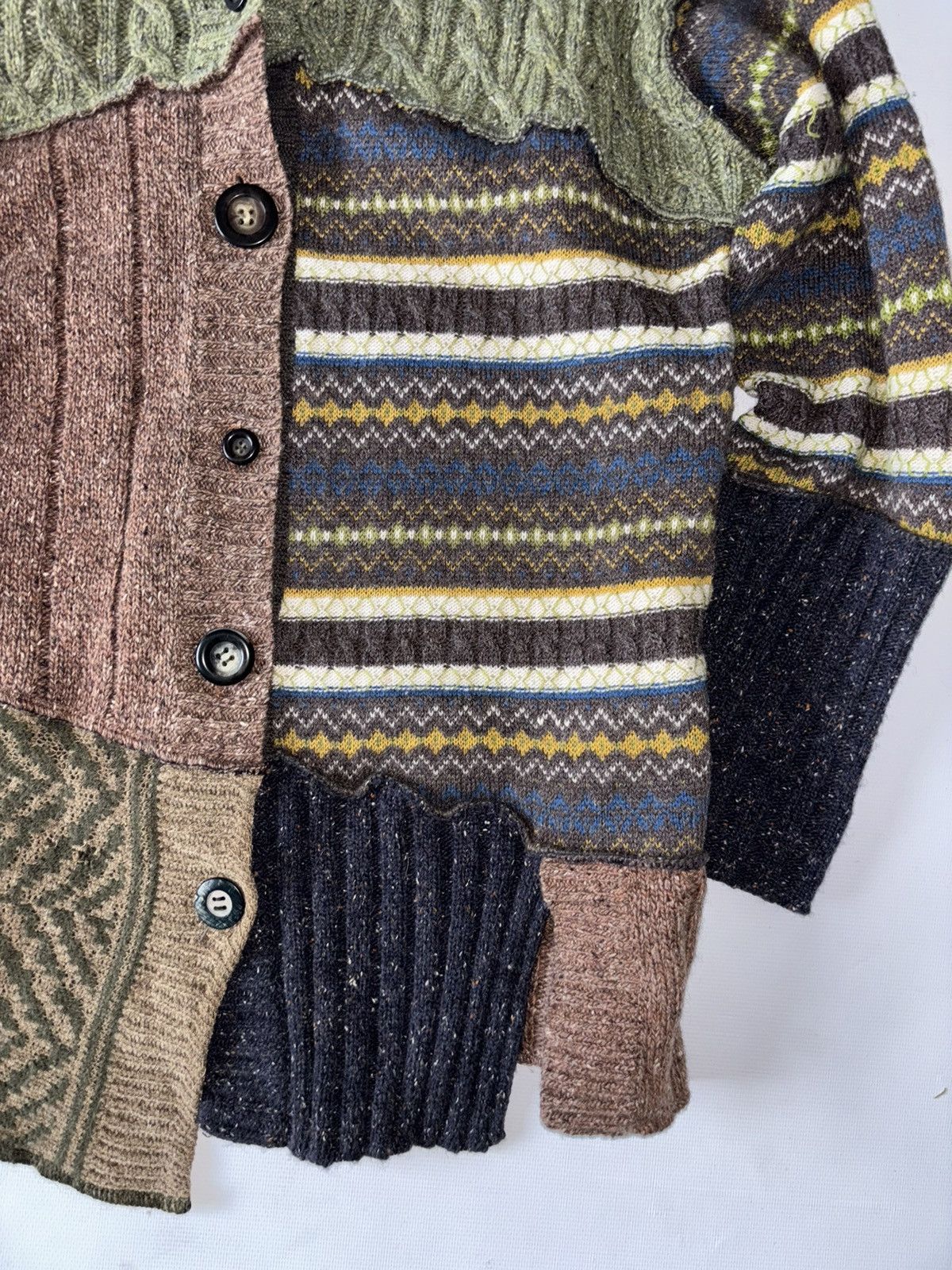 Dolce & Gabbana 80’s Maglie Dolce Gabbana Reconstructed knitted cardigan Size US M / EU 48-50 / 2 - 6 Thumbnail