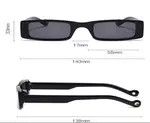 Electric Visual × Vintage Vintage square frame sunglasses Size ONE SIZE - 4 Thumbnail