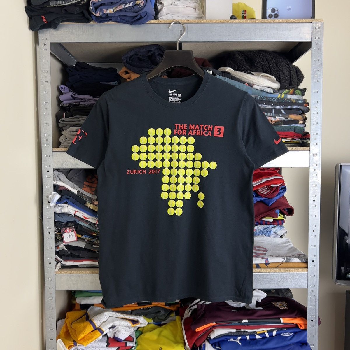 Vintage Nike Tennis Roger Federer RF 2017 Match For Africa 3 Seattle Size US M / EU 48-50 / 2 - 1 Thumbnail