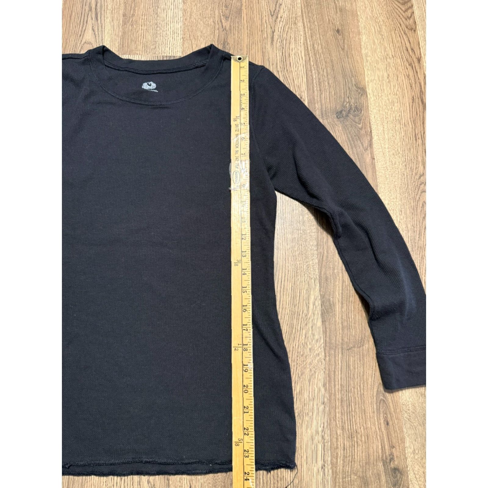 Fruit Of The Loom Fruit of the Loom Shirt Women's Medium Black Long Sleeve Crewneck T-Shirt Regular Size XS? Wait. Size M / US 6-8 / IT 42-44 - 7 Thumbnail