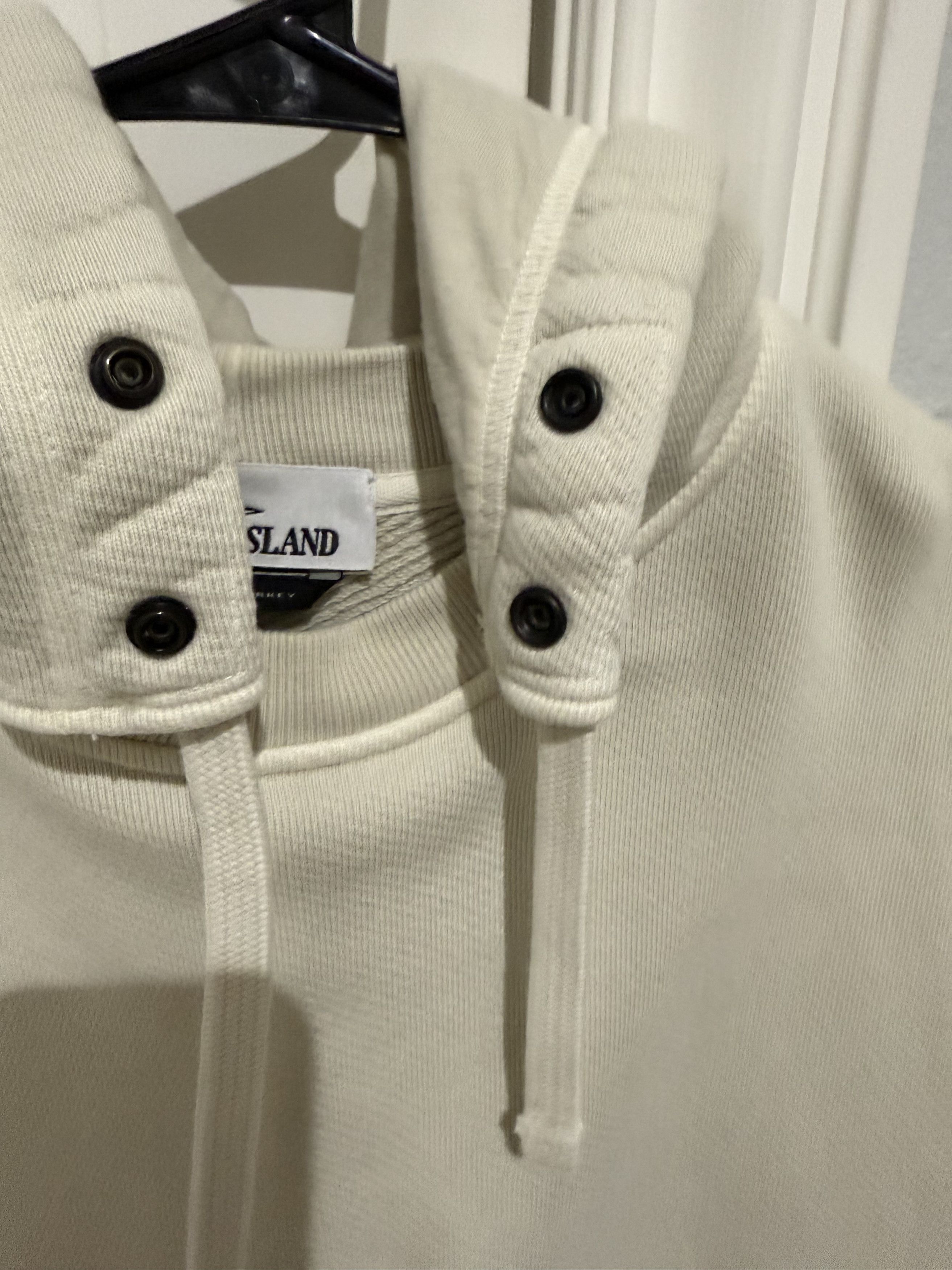 Stone Island Stone Island Off-White Garment-Dyed Hoodie Size US M / EU 48-50 / 2 - 4 Thumbnail