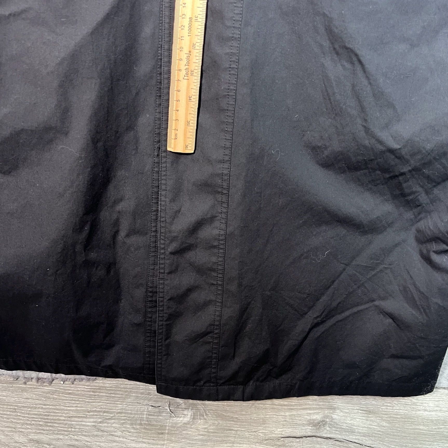 Chaps Vintage 90s Chaps Ralph Lauren Fleece Lined Rain Jacket Coat Womens 42L Black Size M / US 6-8 / IT 42-44 - 4 Thumbnail