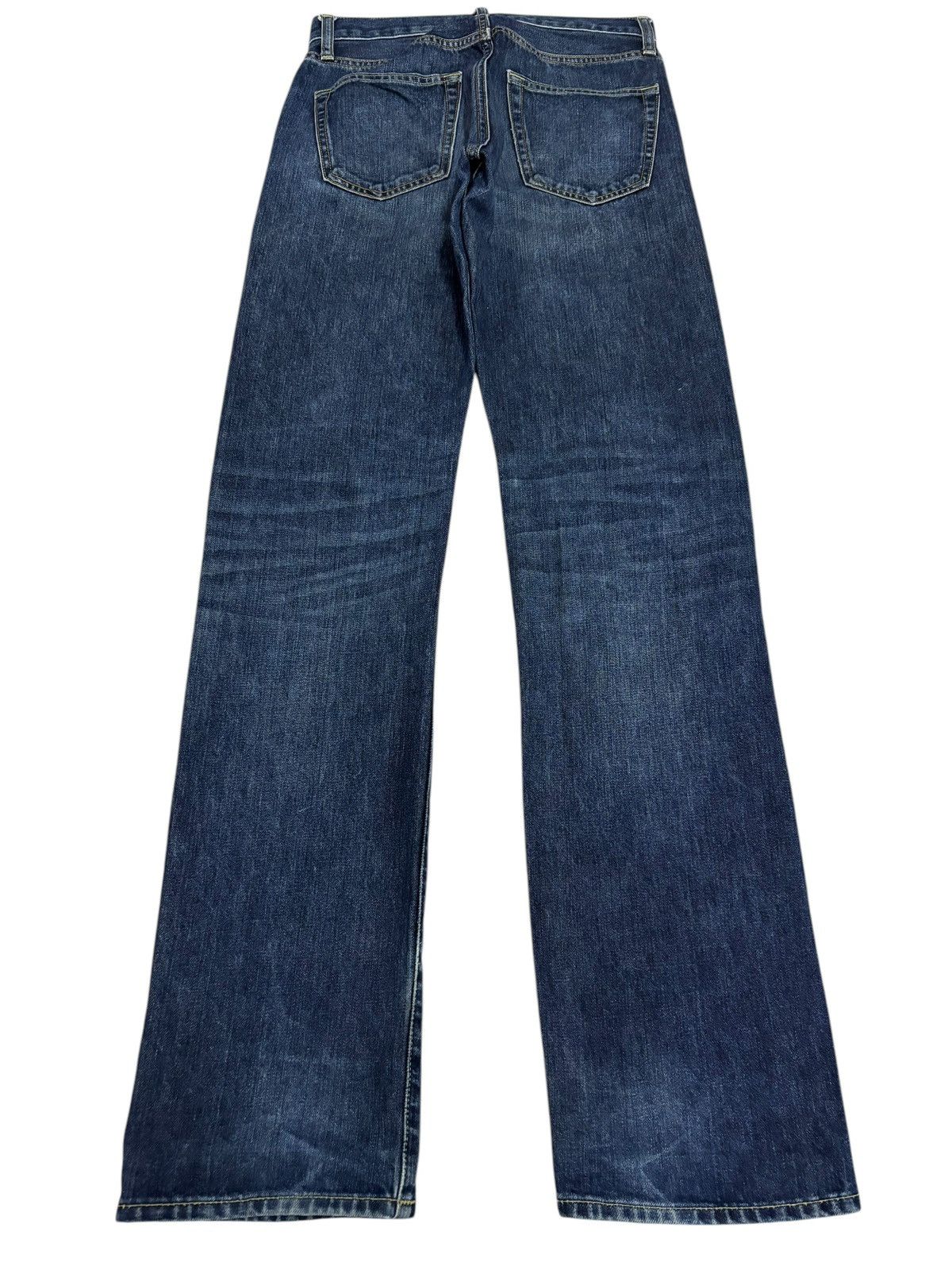 Japanese Brand × Kaihara Denim × Self Edge Vintage Uniqlo Selvedge Faded Blue Indigo Washed Jeans Size US 28 / EU 44 - 3 Thumbnail