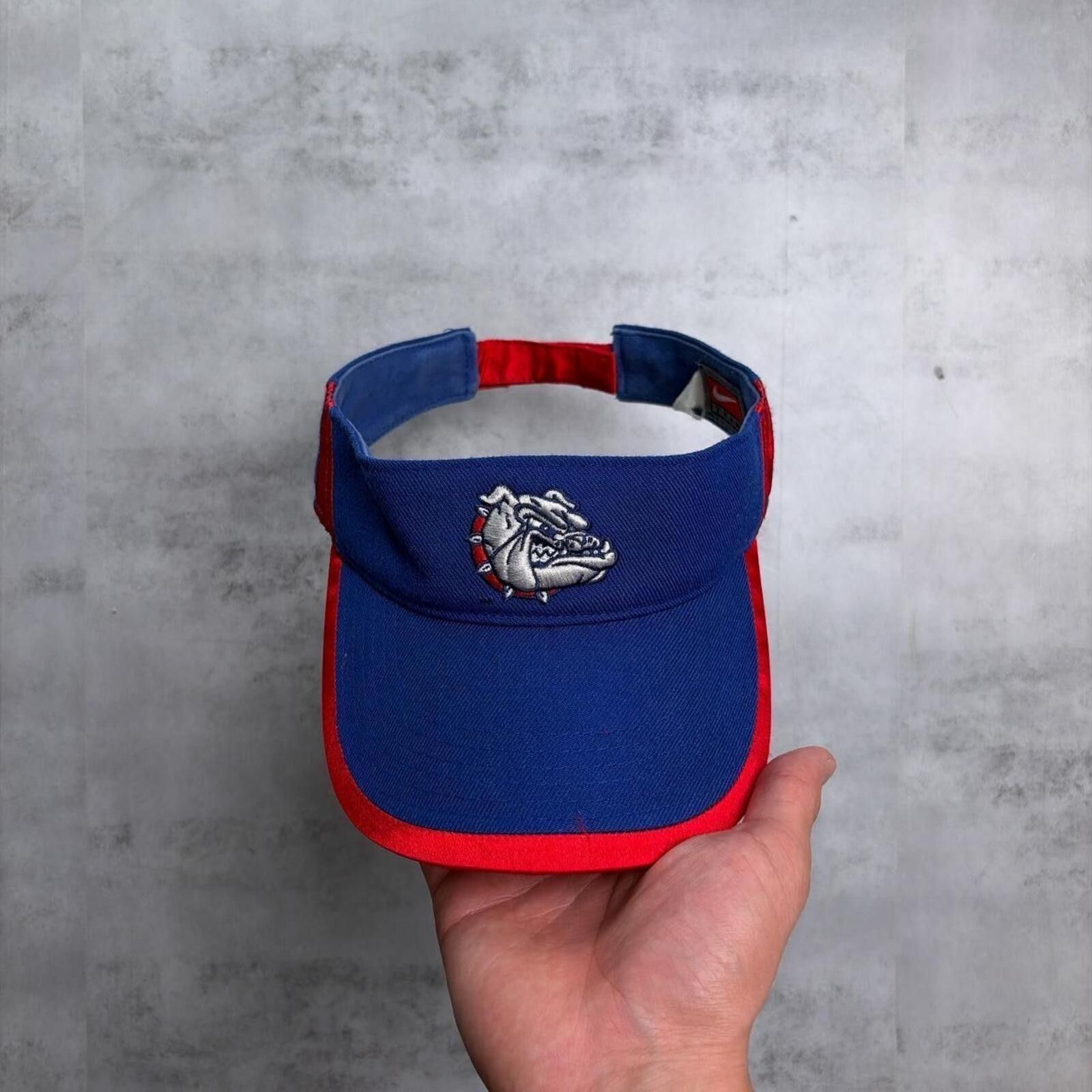 Nike Vintage Blue Nike Team Bulldogs Visor Hat Size ONE SIZE - 1 Thumbnail