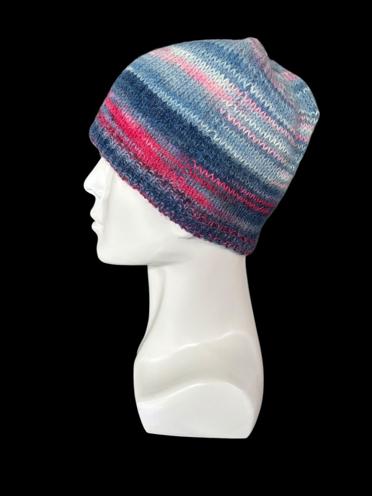 Japanese Brand × Kapital × Vintage Crochet Knitted Handmade Beanie Hats Rare ☠️☠️ Size ONE SIZE - 2 Thumbnail