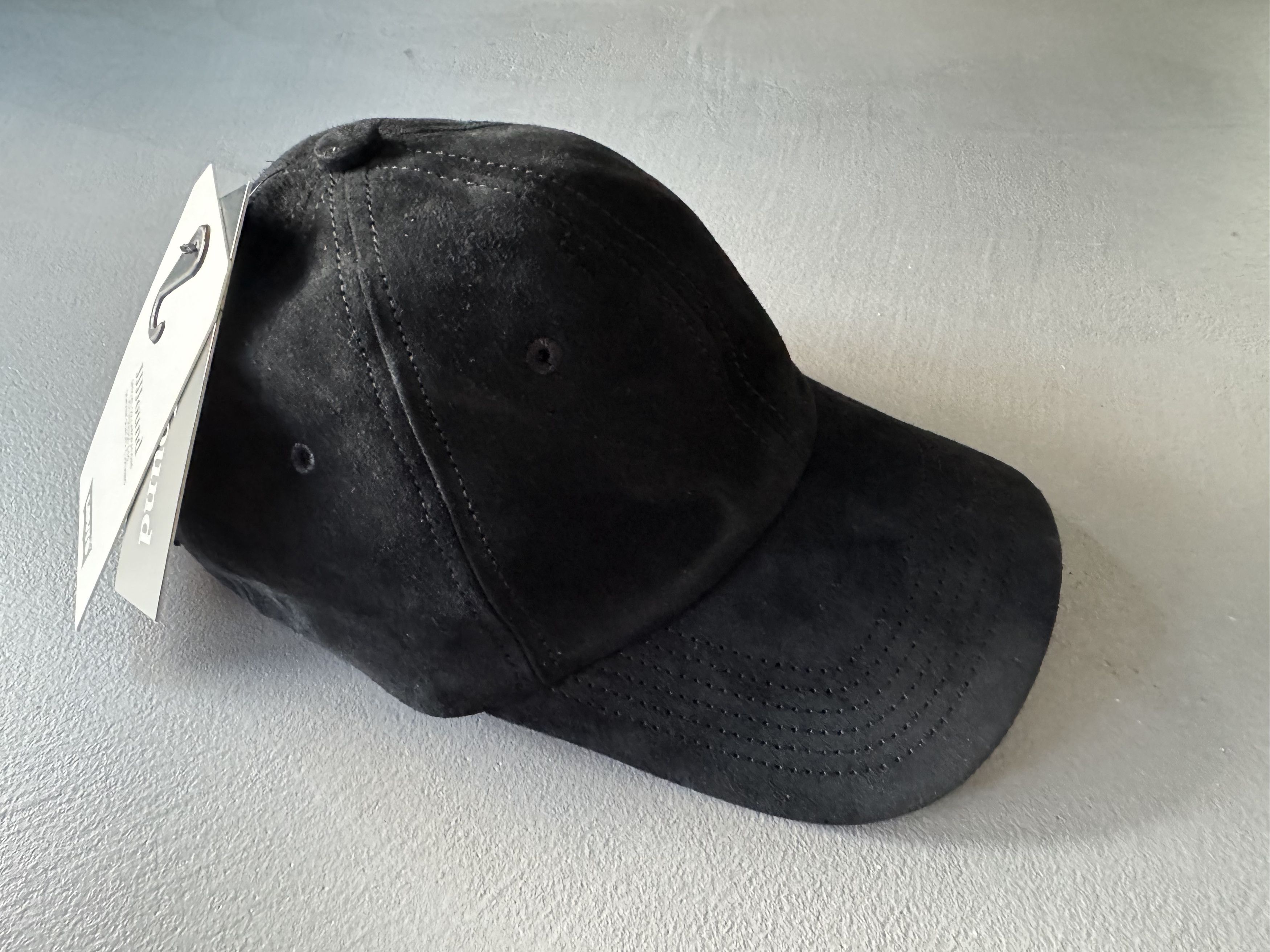 JJJJound × Levi's Levi's x JJJound Debossed-Text Suede Baseball Cap Size ONE SIZE - 3 Thumbnail
