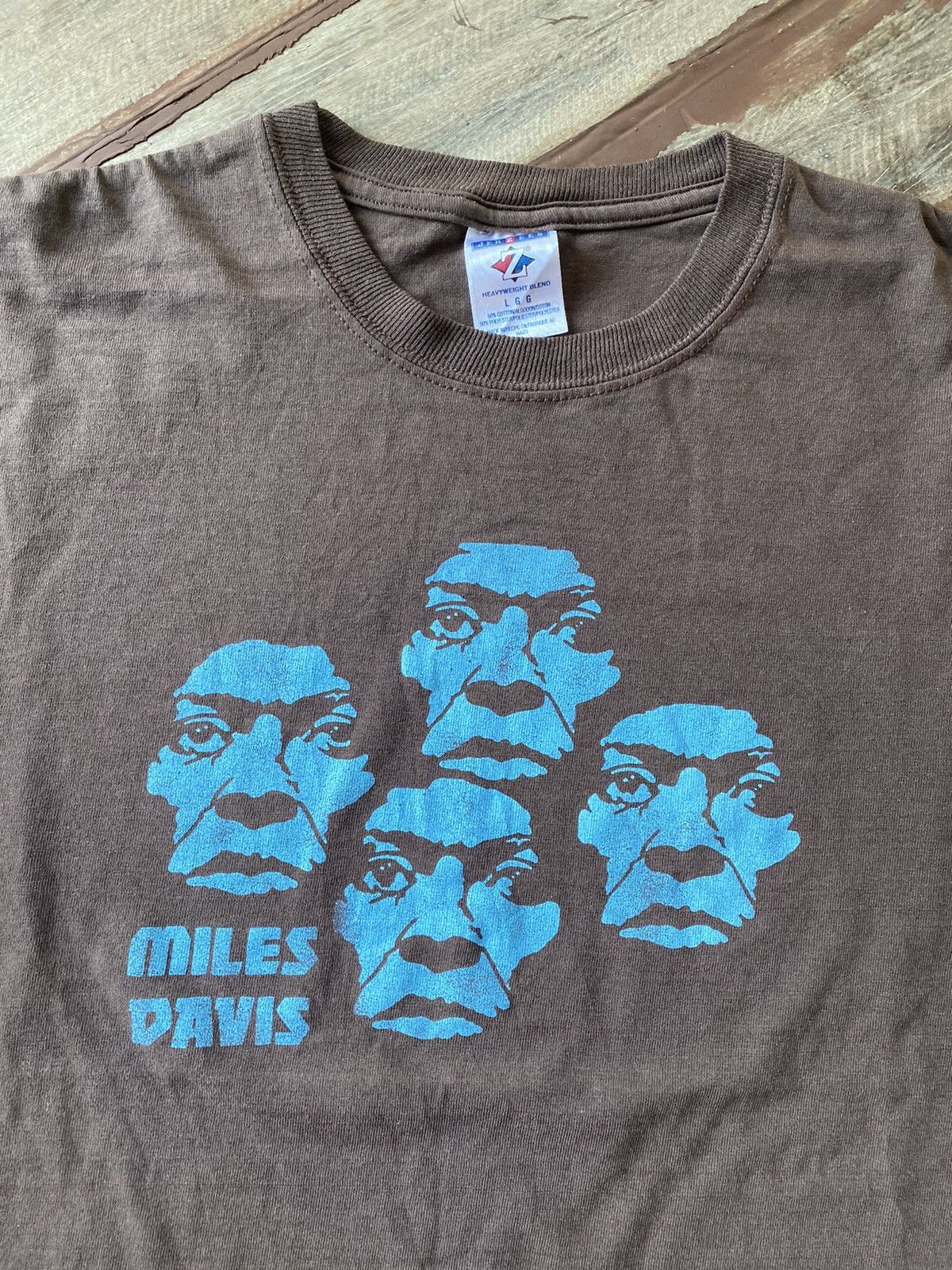 Band Tees Miles Davis Vintage T Shirts Size US M / EU 48-50 / 2 - 5 Thumbnail