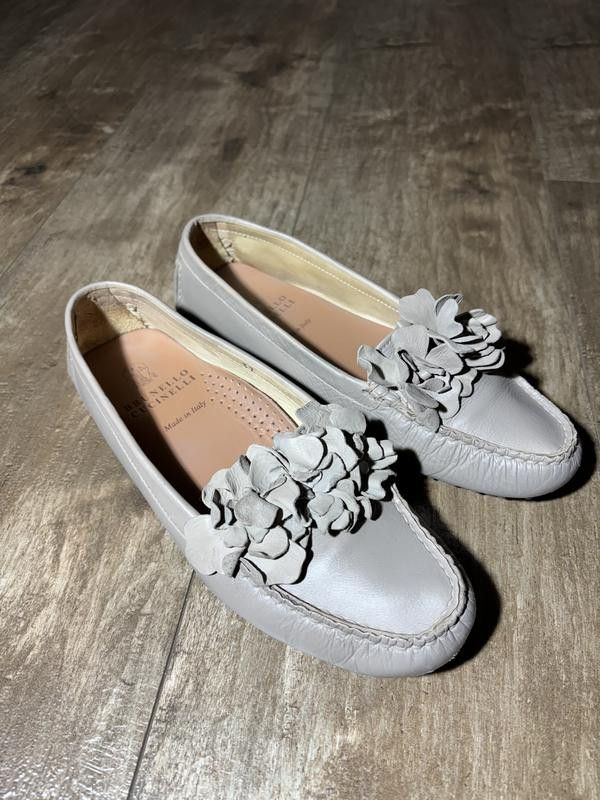 Brunello Cucinelli × Vintage Brunello Cucinelli leather loafers Size US 7 / IT 37 - 1 Thumbnail