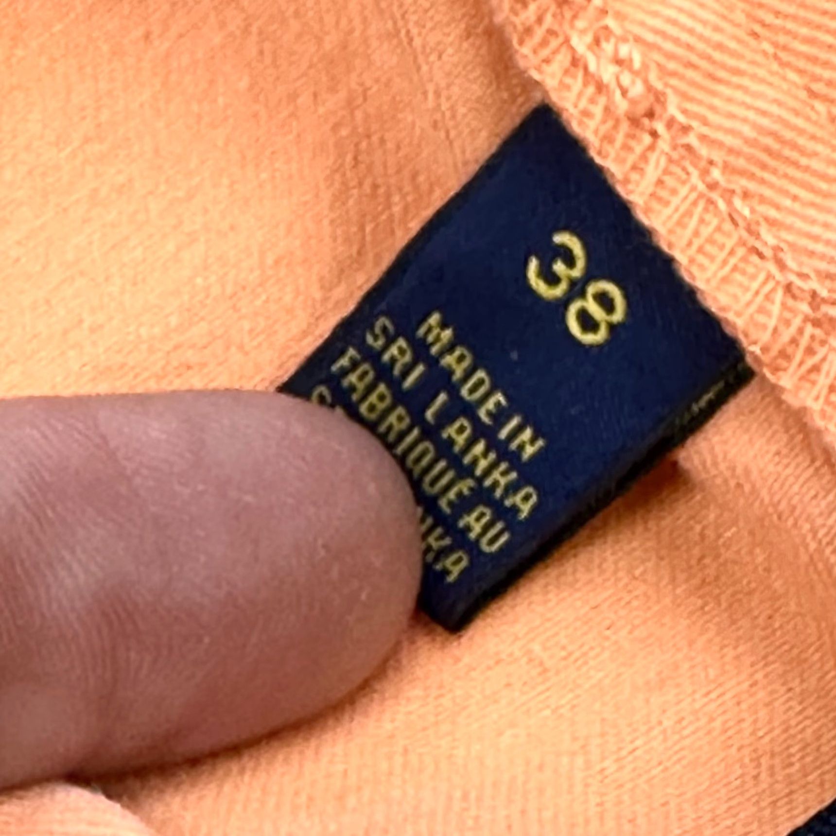 Polo Ralph Lauren Polo Ralph Lauren Mens Chino Shorts Classic Fit 38 Orange 8 Inseam Cotton Flat Front Zip Pockets Travel Casual Beach 90s? Size US M / EU 48-50 / 2 - 5 Thumbnail