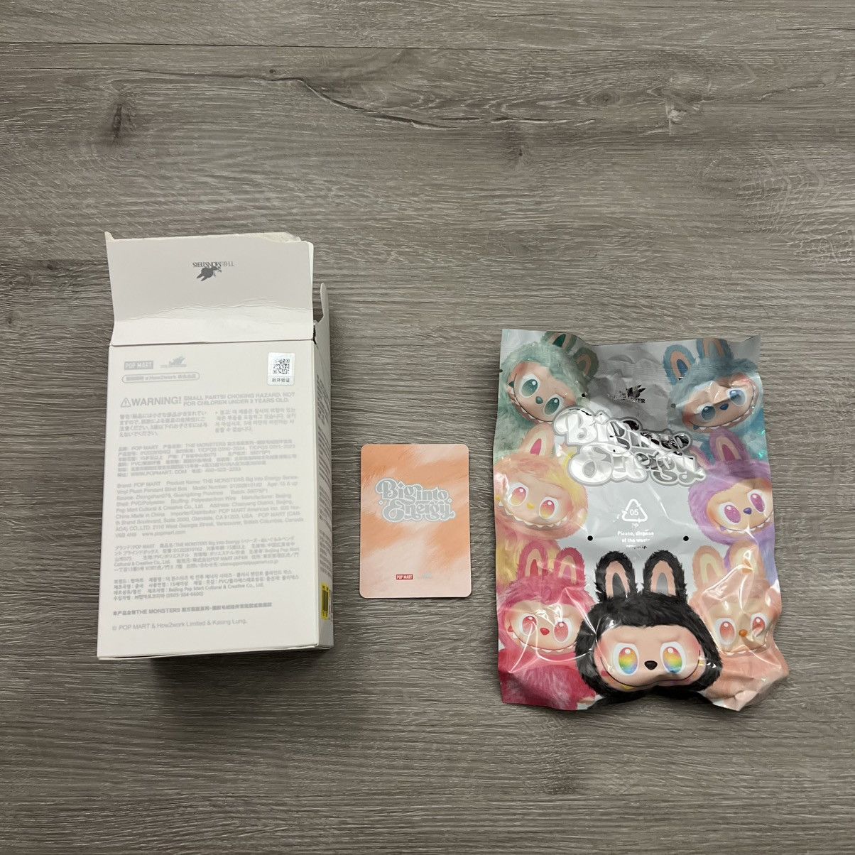 POP MART Labubu Big Into Energy Happiness Monster Size ONE SIZE - 8 Thumbnail