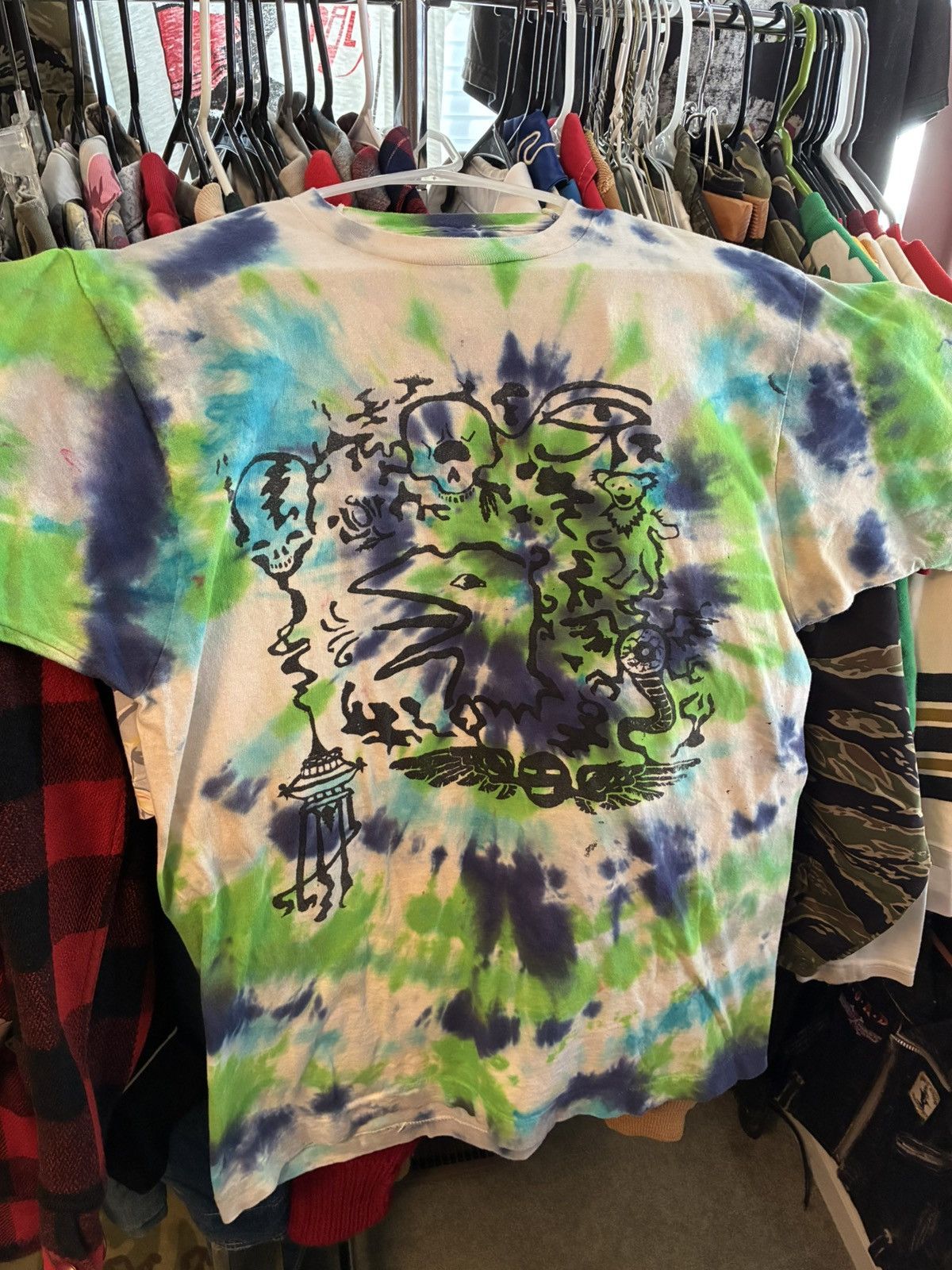 Vintage Vintage 80s Grateful-dead lot tee shirt Size US L / EU 52-54 / 3 - 2 Thumbnail