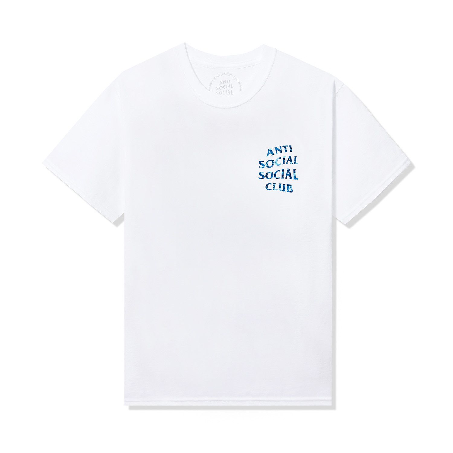 Anti Social Social Club Anti Social Social Club Woody Blue Camo White Tee New DS Size US S / EU 44-46 / 1 - 2 Thumbnail
