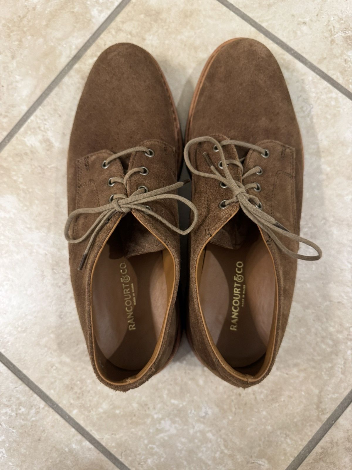 Rancourt & Co. Rancourt Camden Derby, Snuff Suede Size US 9.5 / EU 42-43 - 4 Thumbnail