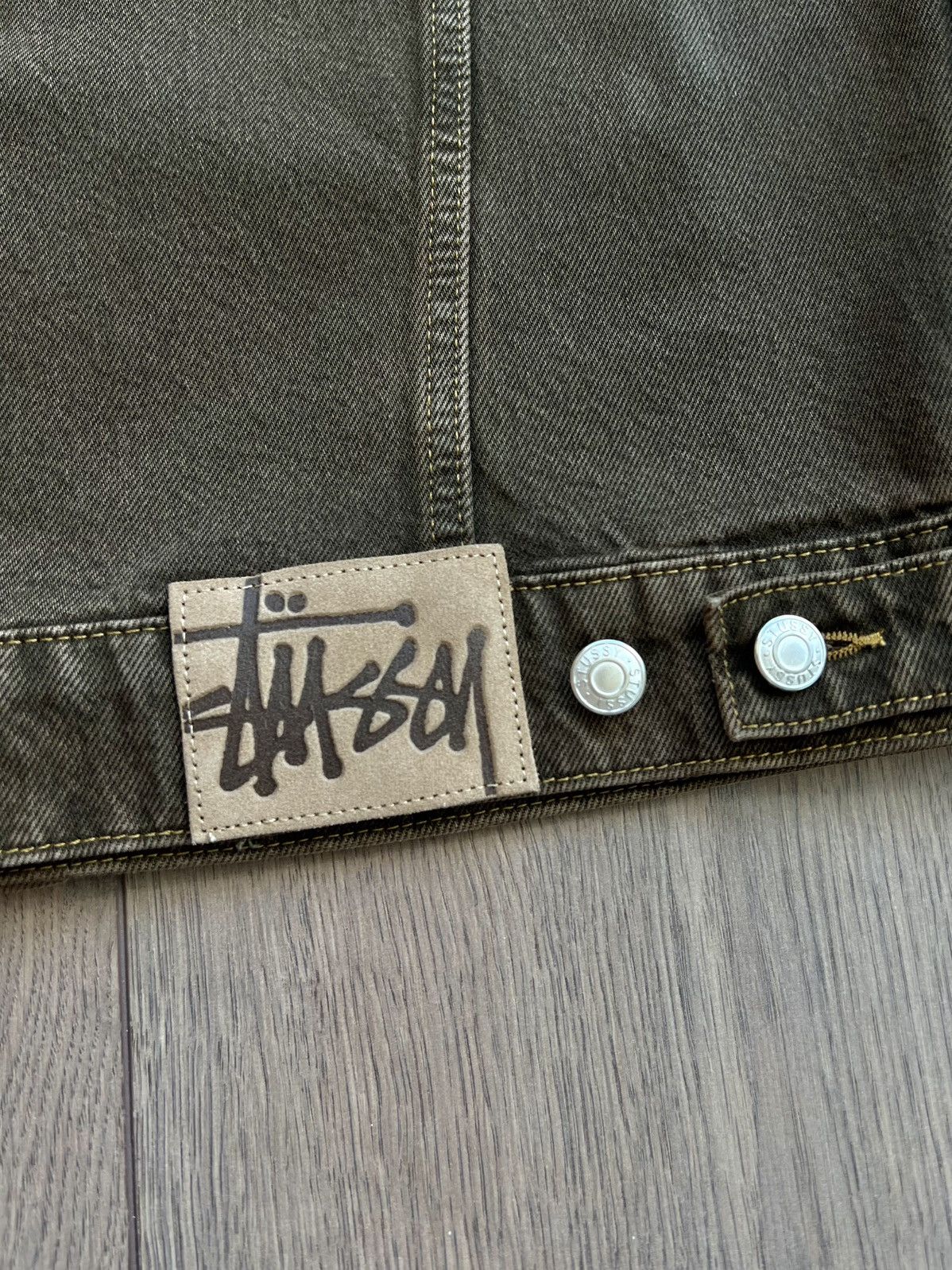 Stussy Stussy Denim Trucker Jacket Brown Medium Size US M / EU 48-50 / 2 - 8 Thumbnail