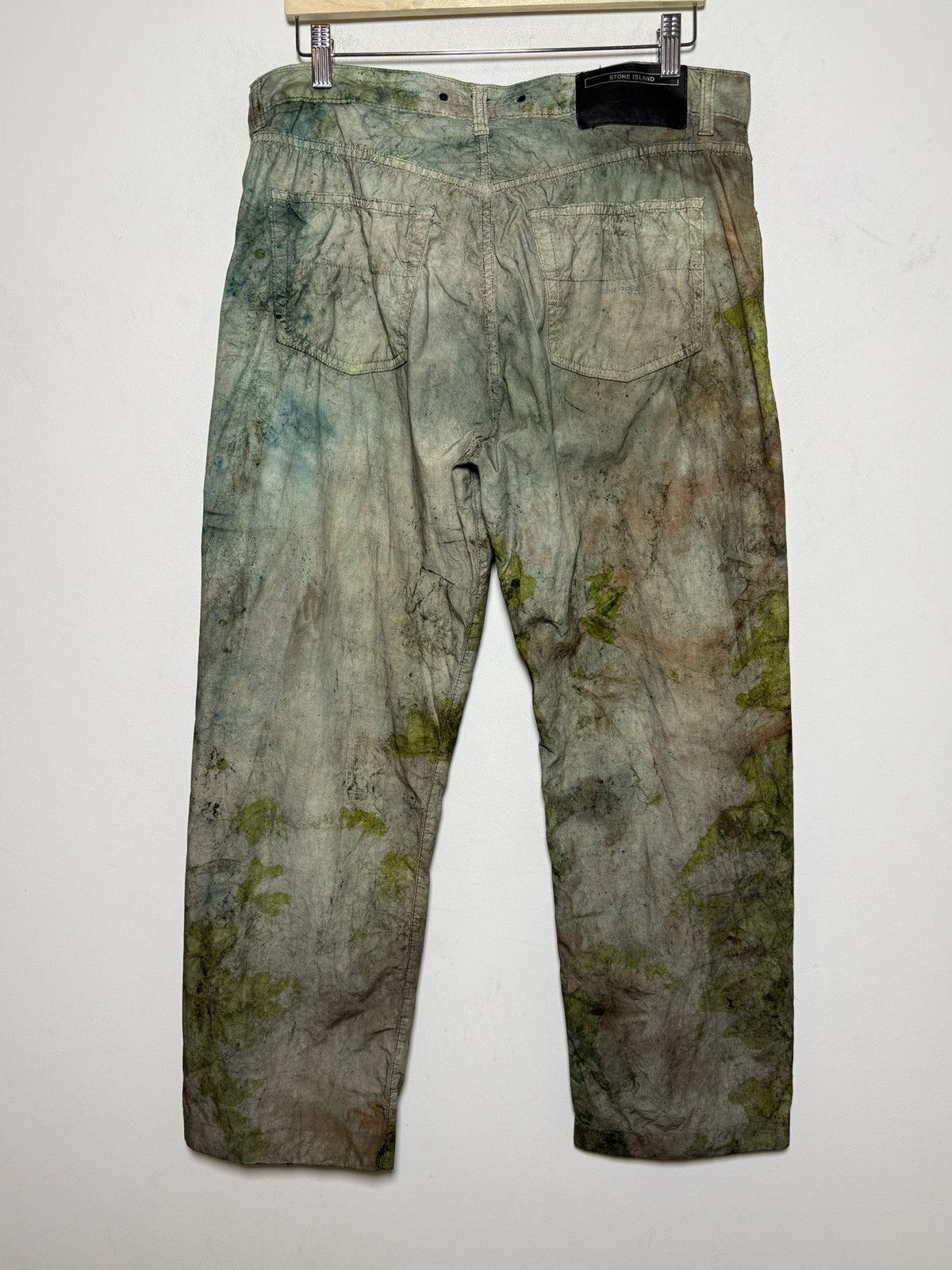 Stone Island stone island overdyed cotton pants Size US 37 - 11 Thumbnail