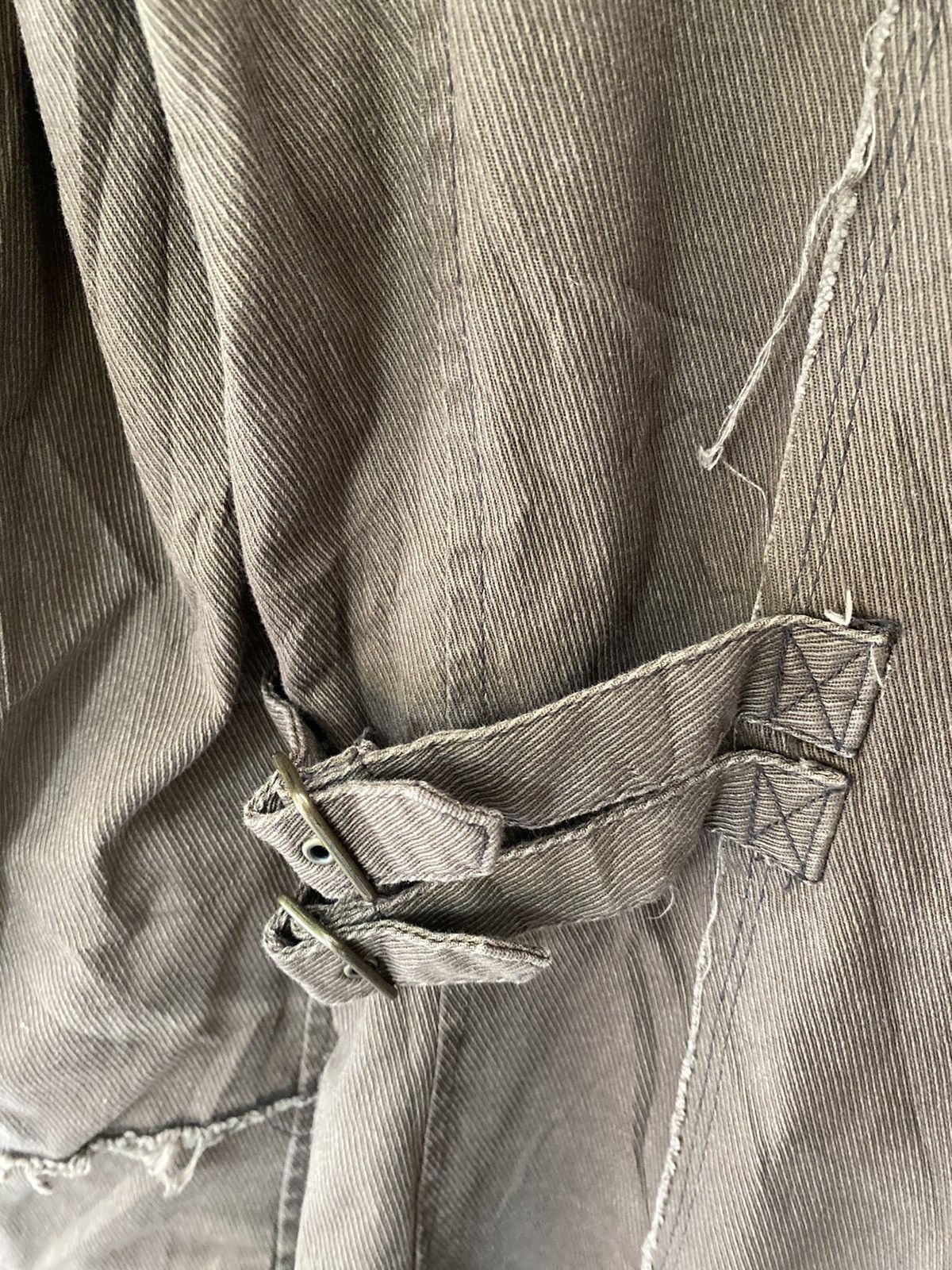 Morgan Homme 2000s Morgan Home Unfinished Fringe Hem Jacket Size US M / EU 48-50 / 2 - 18 Thumbnail