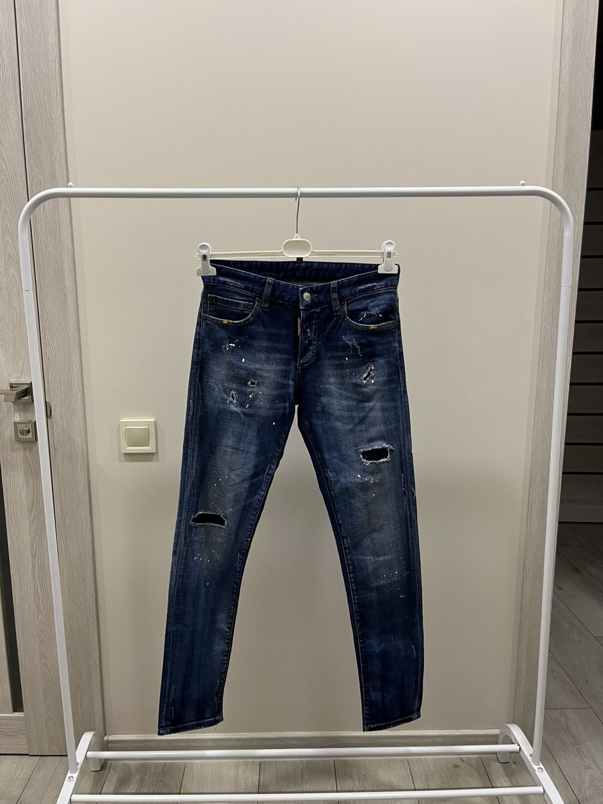 Dsquared2 90s DSQUARED 2 JEANS DENIM PANTS Y2k CHROME PUNK ROCK EMO AL Size US 28 / EU 44 - 1 Thumbnail