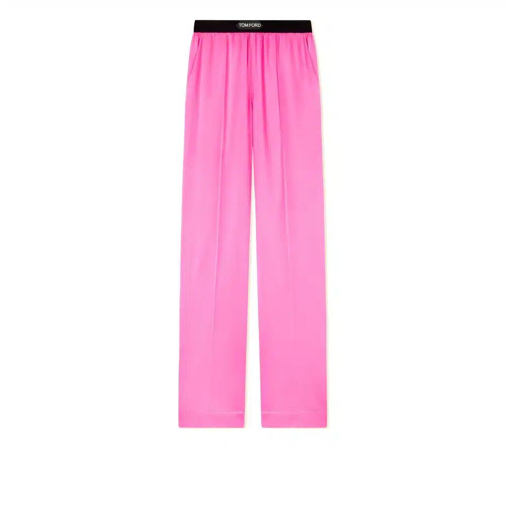 Tom Ford o1loc1c1125 PAW397 Pajama Pant in Pink Size 26" / US 2 / IT 38 - 1 Thumbnail
