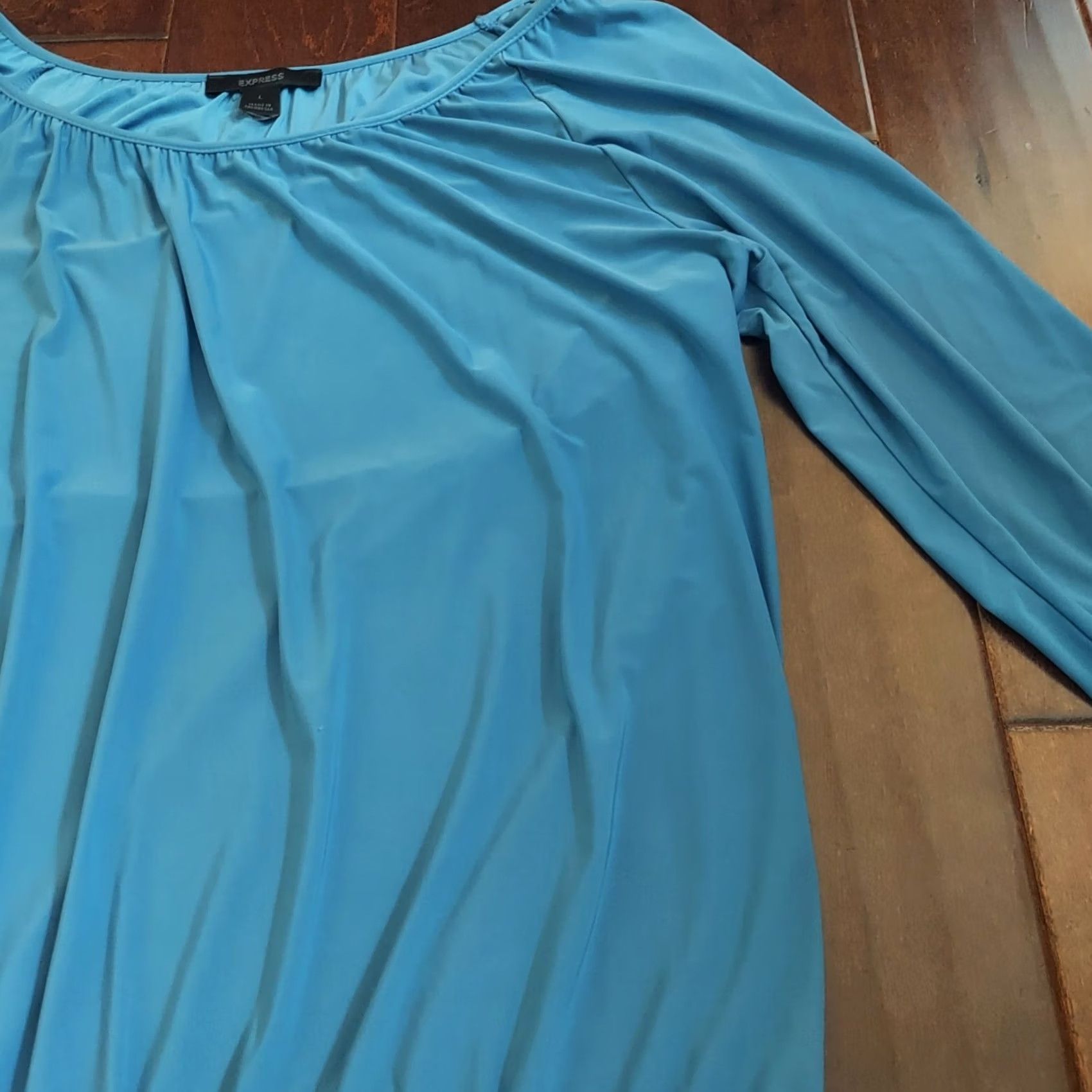 Express Express Blouse Womens L Blue Women Size Size L / US 10 / IT 46 - 7 Thumbnail