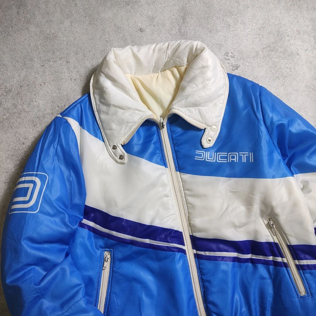 Genuine Leather × Japanese Brand Vintage Ducati Jacket Motorcycle Size US M / EU 48-50 / 2 - 2 Thumbnail