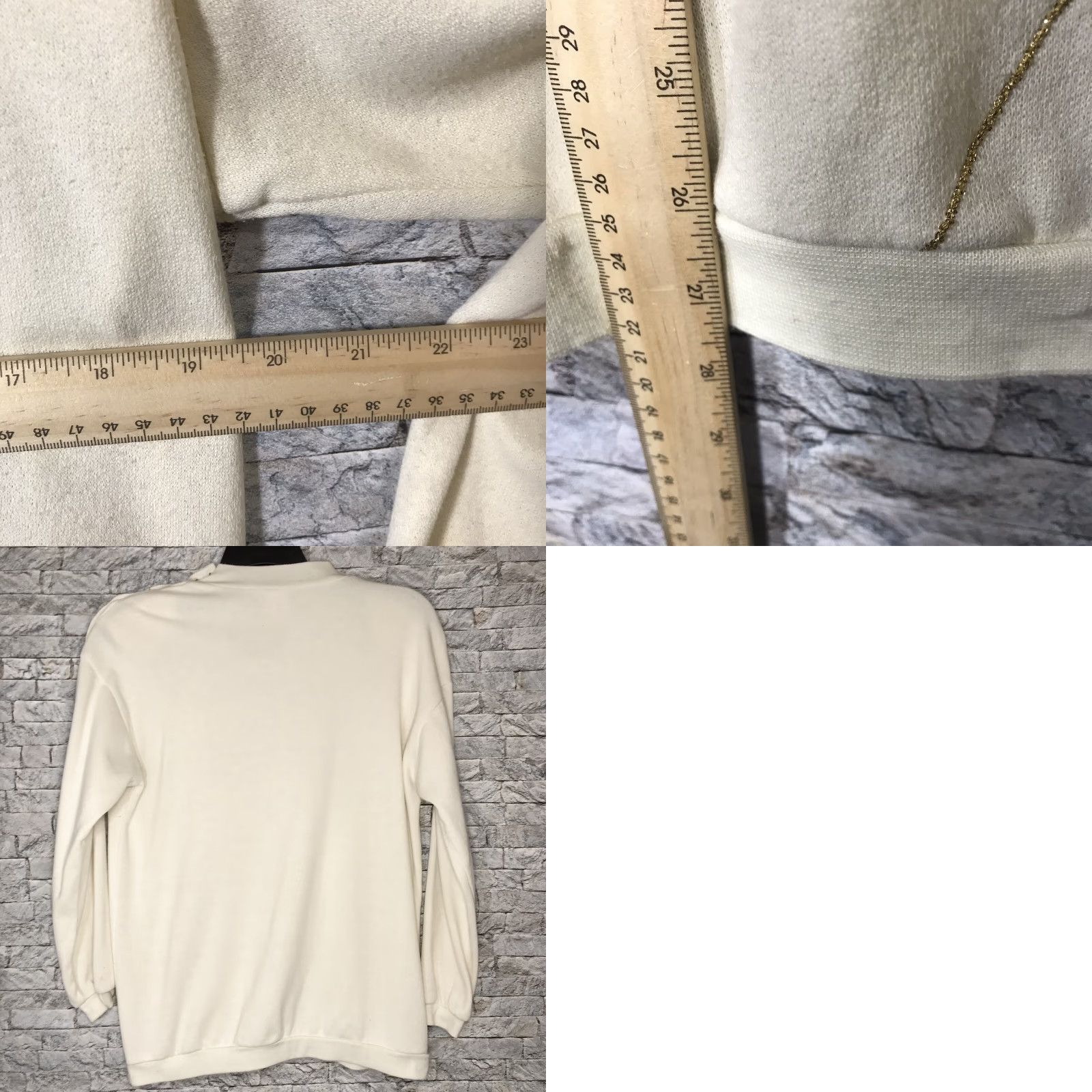 GRAFF VINTAGE Graff Shirt Geometric Beige 70s Cotton Blend Button Blouse Medium M Mens Size M / US 6-8 / IT 42-44 - 8 Thumbnail