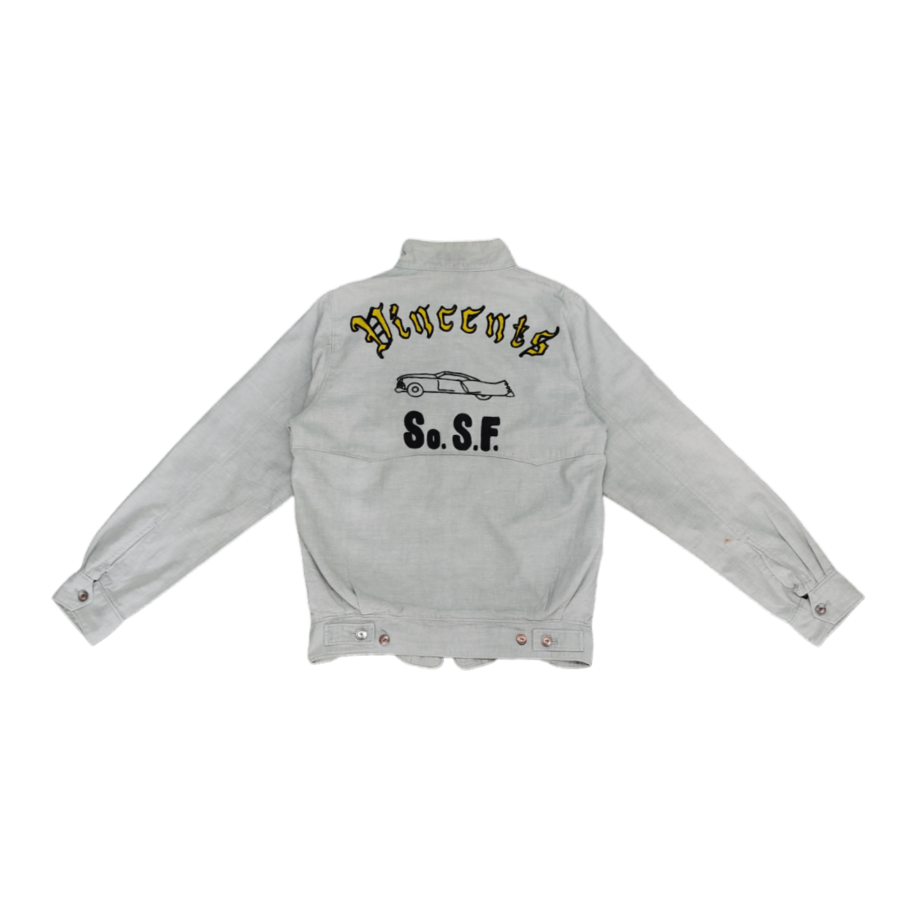 United Arrows Vintage United Arrows Embroidered Cotton Work Jacket Size US S / EU 44-46 / 1 - 1 Thumbnail