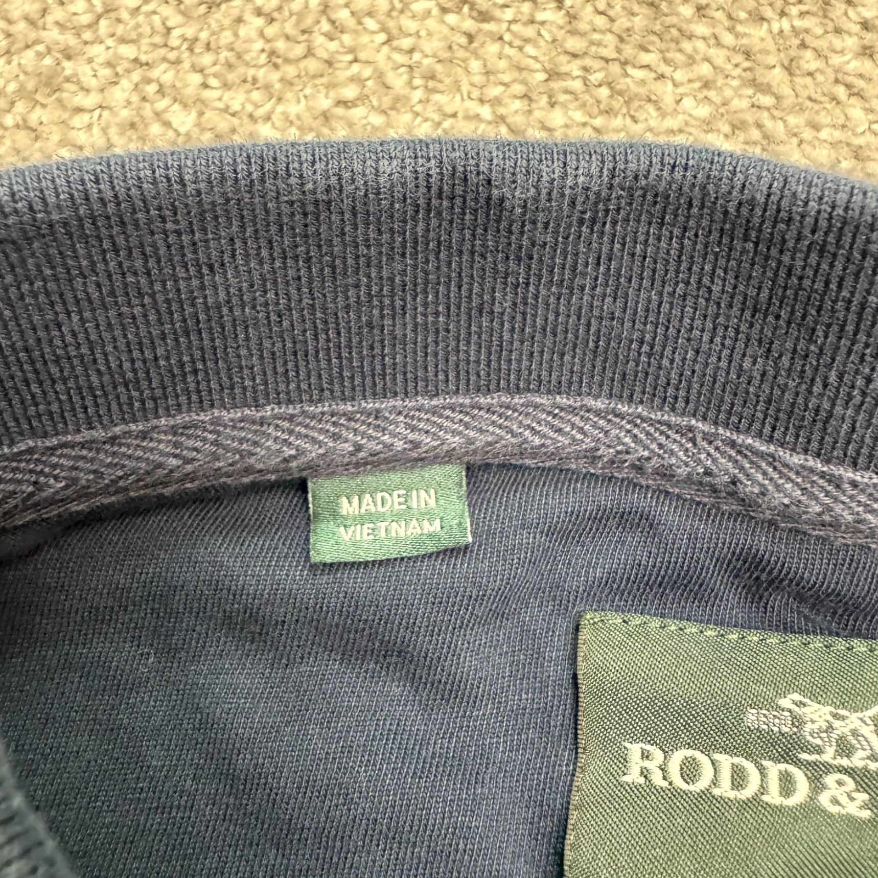Rodd & Gunn Rodd & Gunn Polo Shirt Mens XL Navy Blue 100% Cotton Short Sleeve Casual Shirt Men XL Navy Blue Golf Tennis Walking 2010s Preppy Sports Size US XL / EU 56 / 4 - 7 Thumbnail