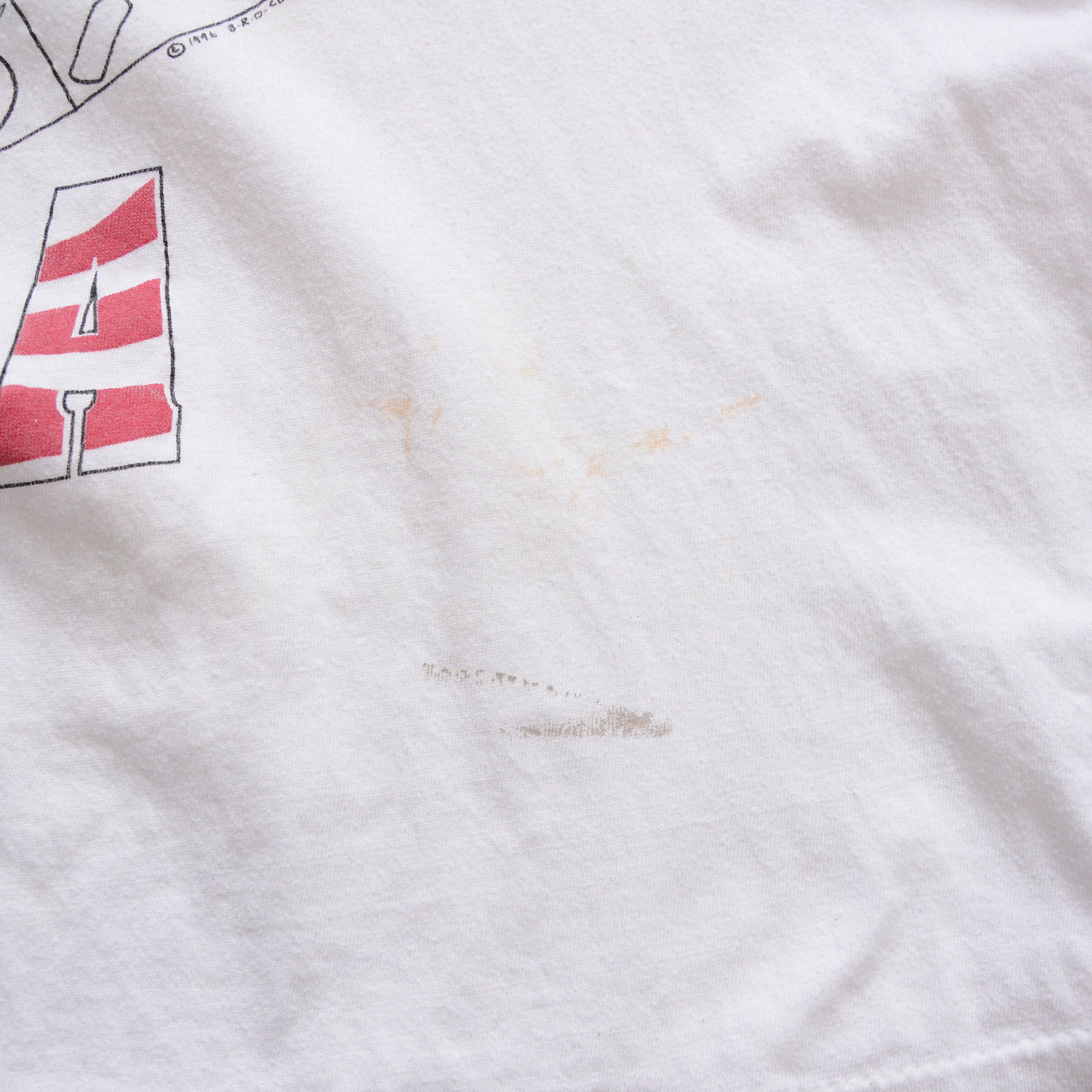 Vintage 90s VIntage Sport Flag T-Shirt XL Q-TEES 100% Cotton Size US XL / EU 56 / 4 - 5 Thumbnail