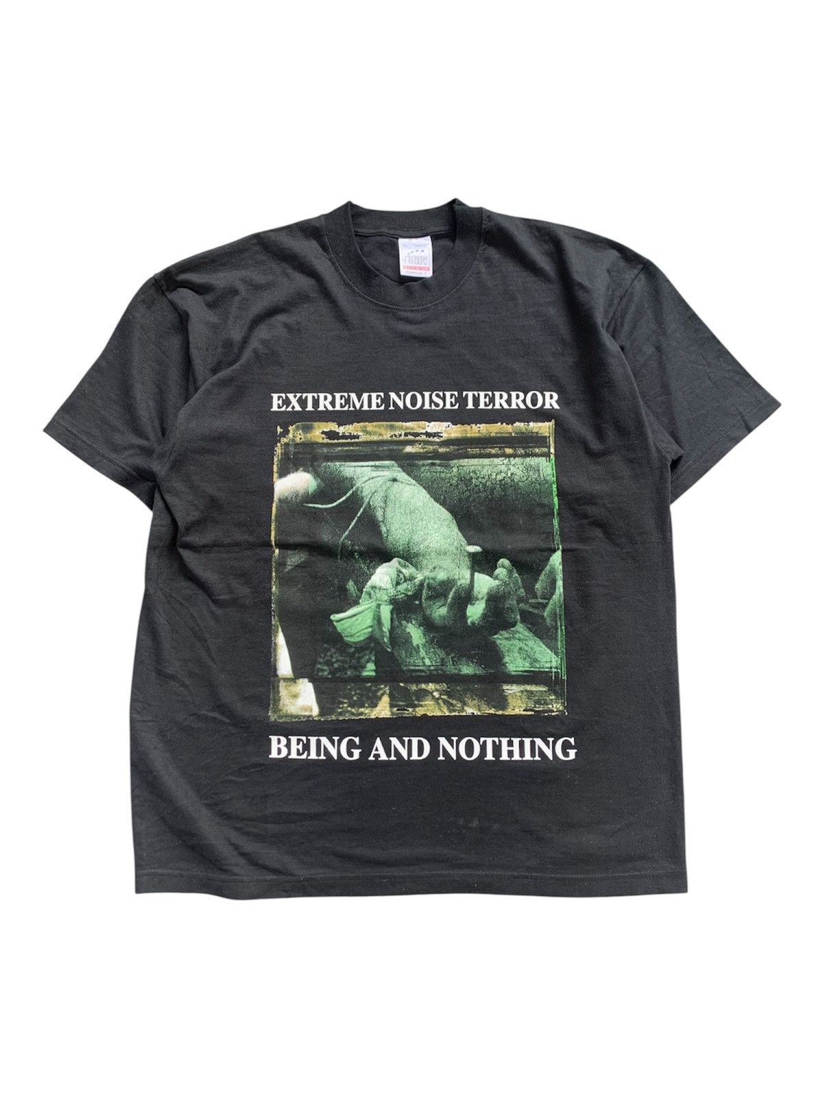 Band Tees Vintage 2000s Extreme Noise Terror Being Nothing Tee Size US XL / EU 56 / 4 - 1 Thumbnail