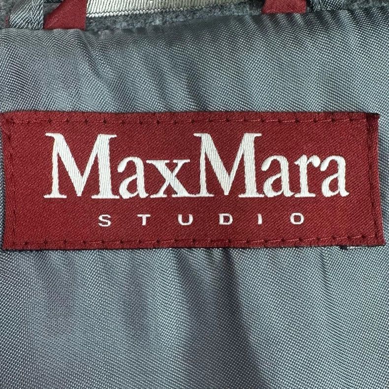 Max Mara Max Mara Grey wool hooded coat Size M / US 6-8 / IT 42-44 - 2 Thumbnail