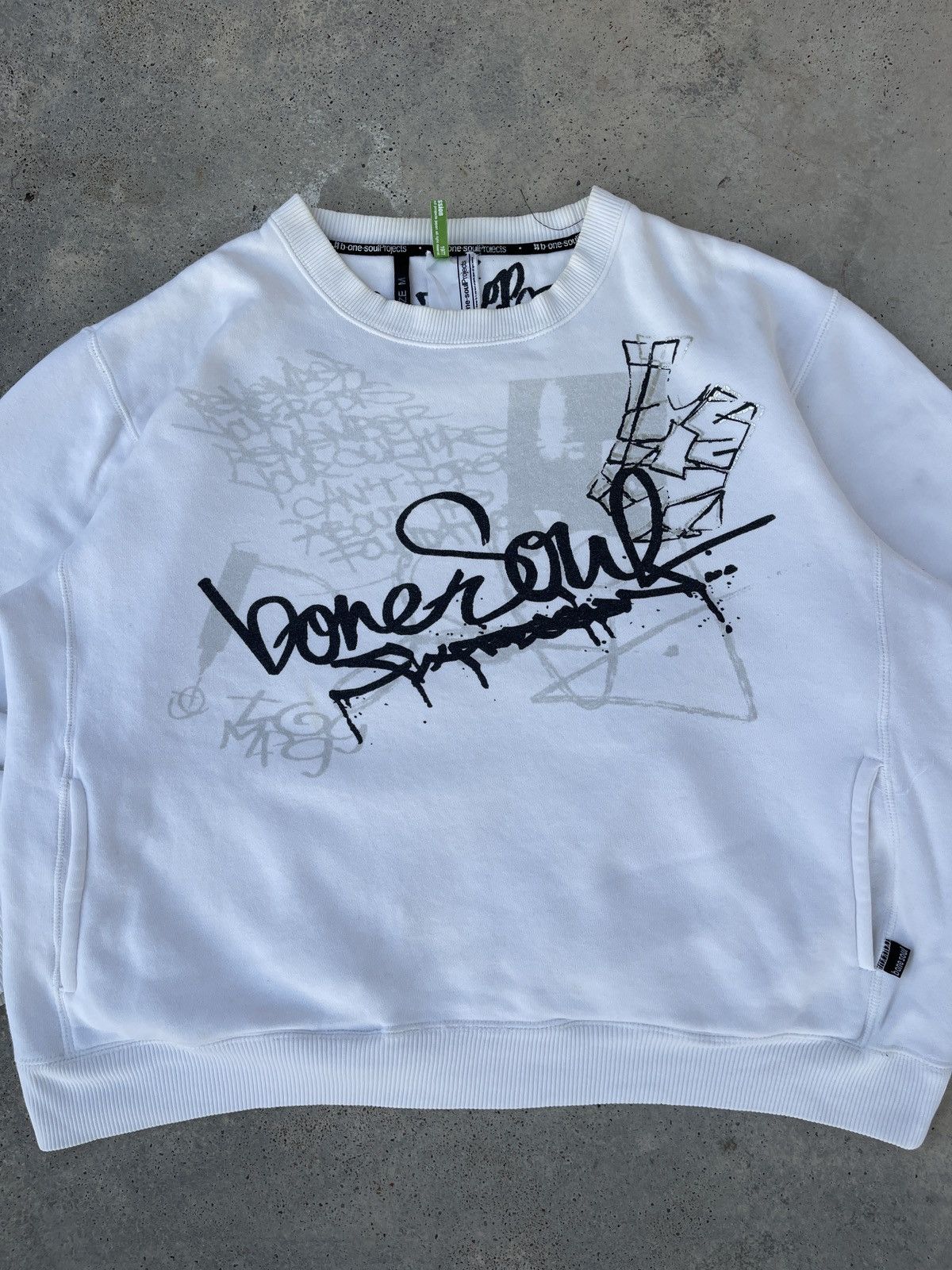 14th Addiction × If Six Was Nine × Japanese Brand Y2K Japanese Brand Wild Poems Punk Gothic Sweatshirt Size US L / EU 52-54 / 3 - 2 Thumbnail