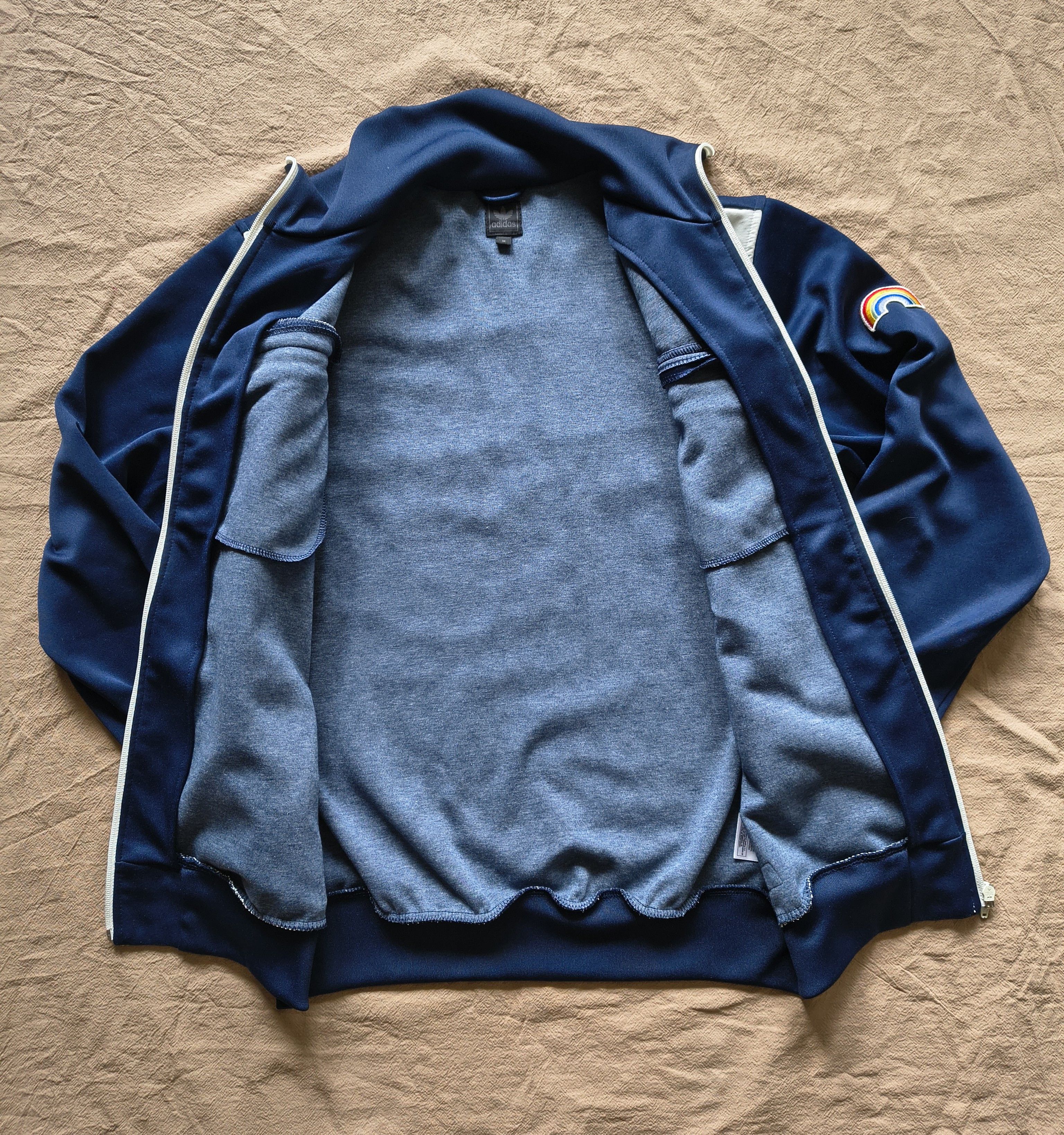 Adidas Vintage adidas Track Jacket — Navy/White — Size M Size US M / EU 48-50 / 2 - 7 Thumbnail