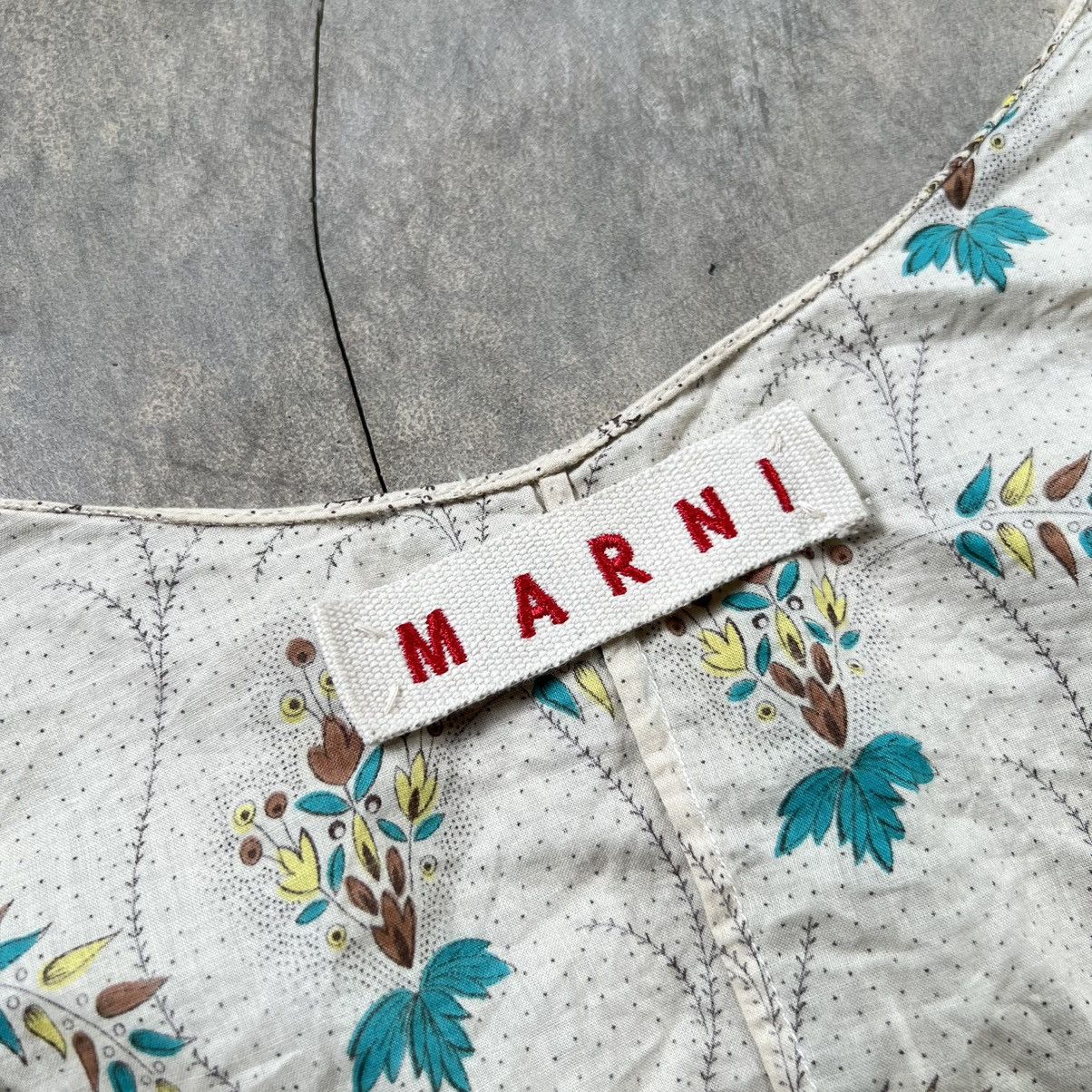 Marni Marni Floral Strap Blouse Shirt Size S / US 4 / IT 40 - 5 Thumbnail