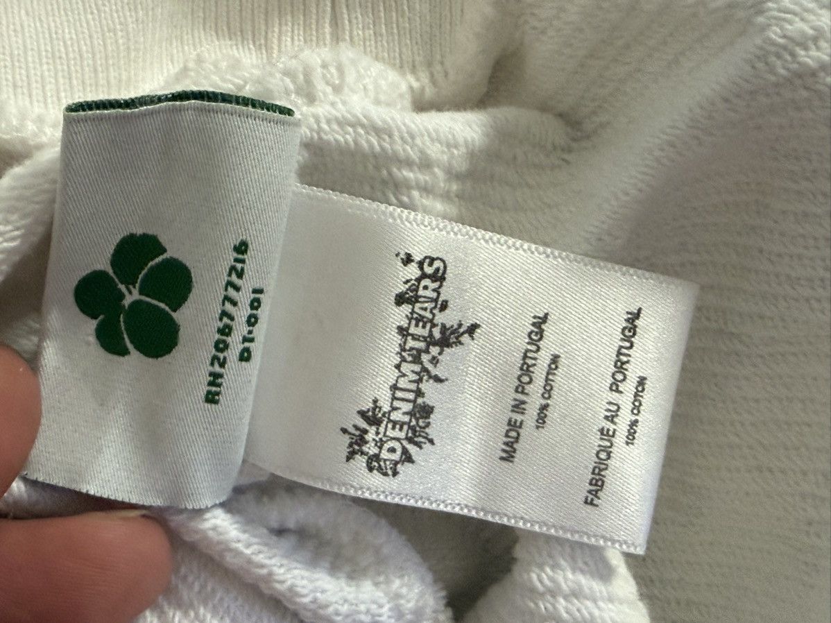 DENIM TEARS Denim Tears White Embossed Cotton Wreath Hoodie Size US M / EU 48-50 / 2 - 3 Thumbnail
