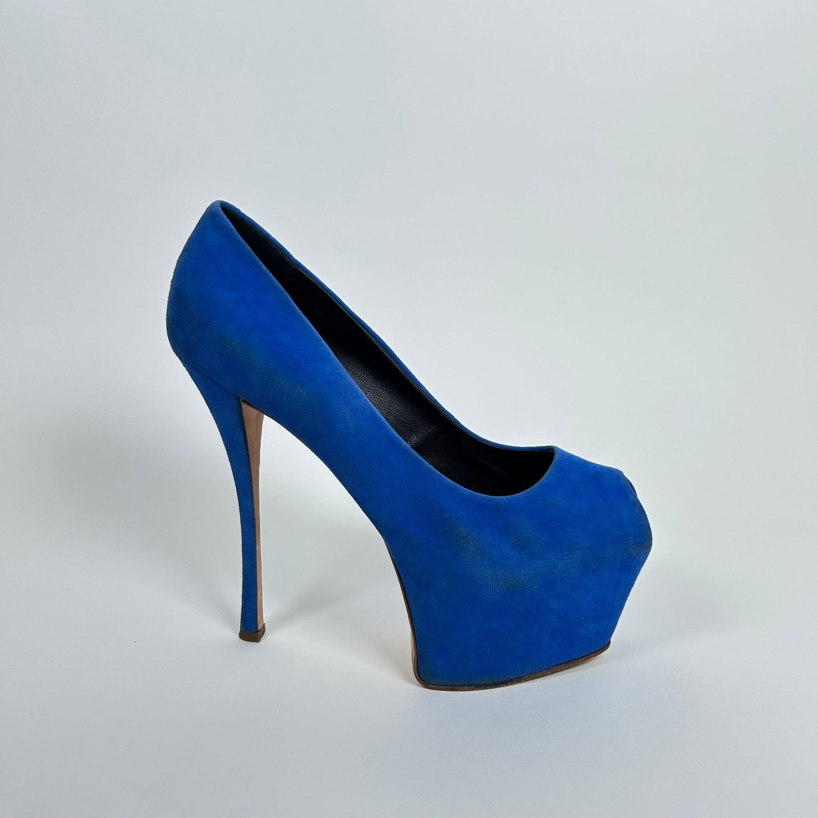 Giuseppe Zanotti Giuseppe Zanotti Royal Blue Heels Size 40 Size US 10 / IT 40 - 1 Thumbnail