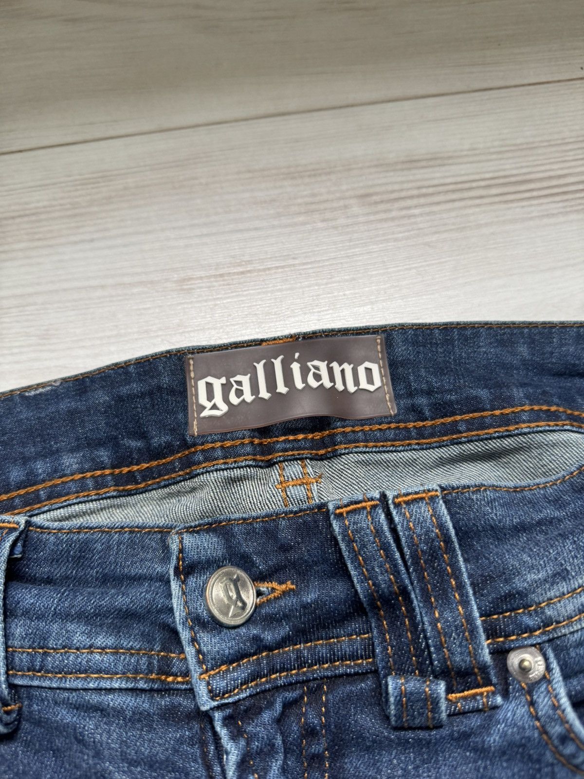 John Galliano John Galliano slim Jeans Italy Hedi slimane style Size US 29 - 9 Thumbnail