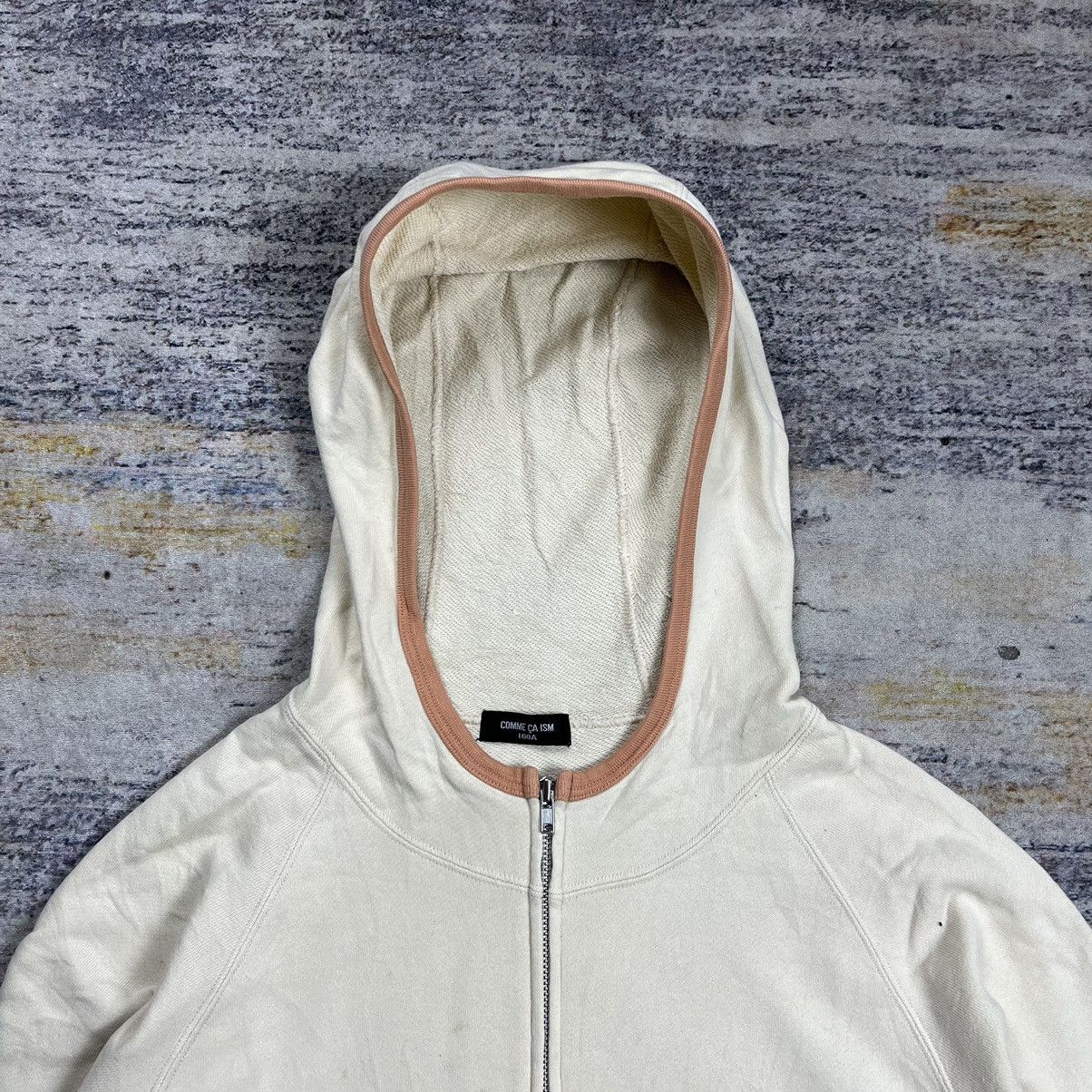 Comme Ca Ism × Japanese Brand Vintage 90s Comme Ca ism big logo printed zip hoodie Size US M / EU 48-50 / 2 - 8 Thumbnail