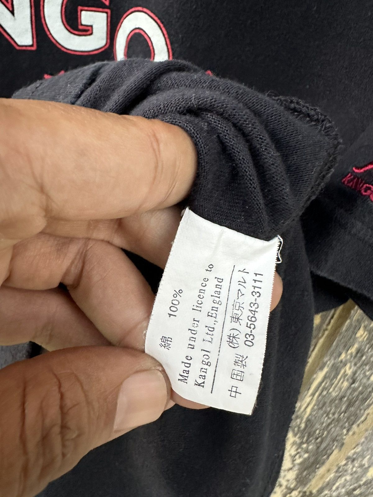 Kangol × Vintage Vintage Kangol Big Logo Crop Shirt A426 Size US S / EU 44-46 / 1 - 9 Thumbnail