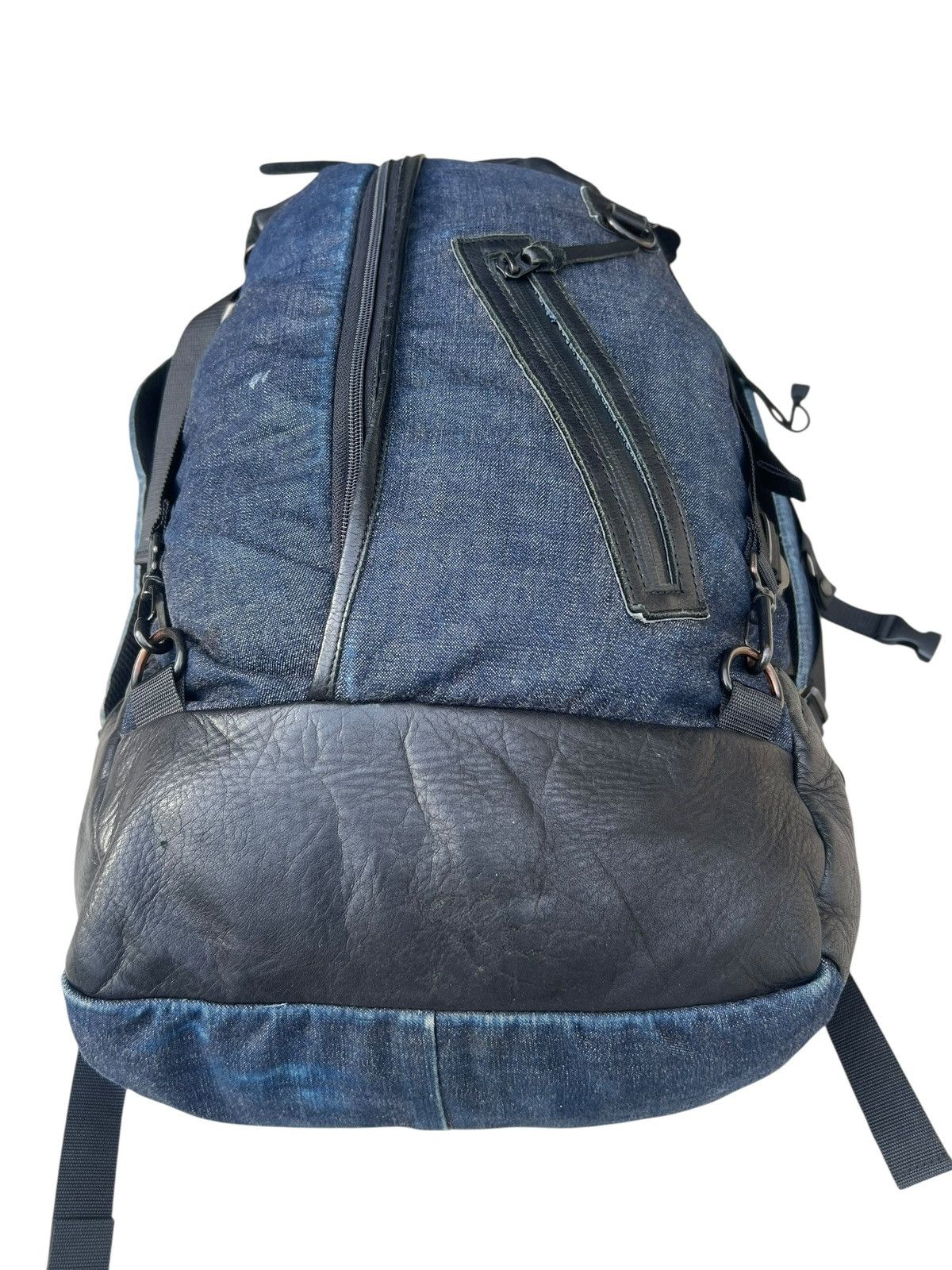 Leather DECADE Japan Distressed Backpack Leather Cotton Size ONE SIZE - 9 Thumbnail