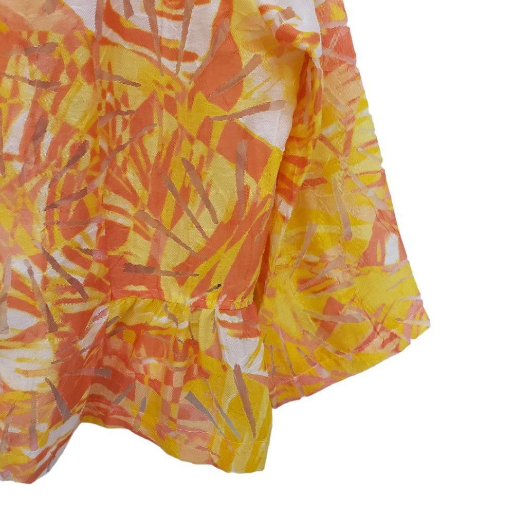 Designer CT188a Ruby Rd. Zip Down Orange Shirt 18 Size XXL / US 16-18 / IT 52-54 - 5 Thumbnail
