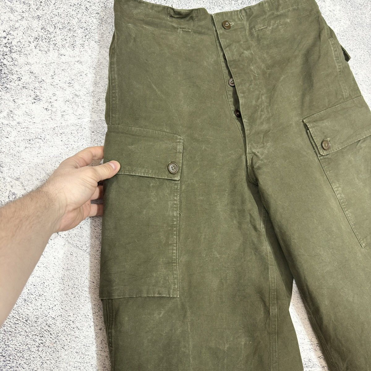 Vintage Vintage Army Military 1950s Pants 32 size Size US 32 / EU 48 - 4 Thumbnail