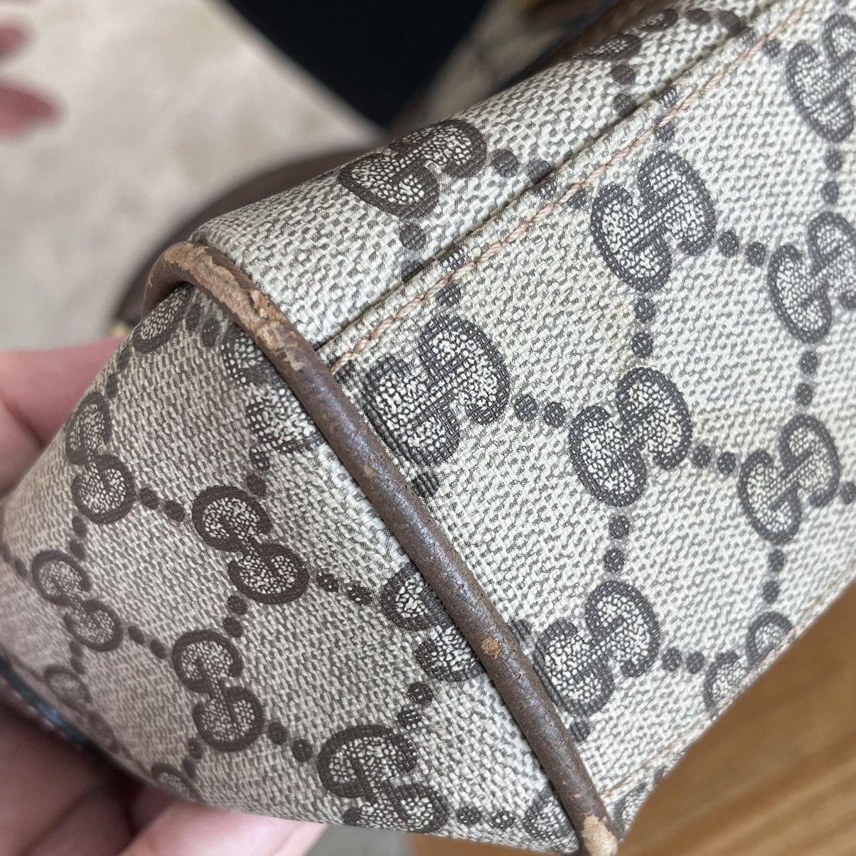 Gucci Vintage GUCCI Web Boston Doctor Top Handle Bag Handbag Size ONE SIZE - 10 Thumbnail