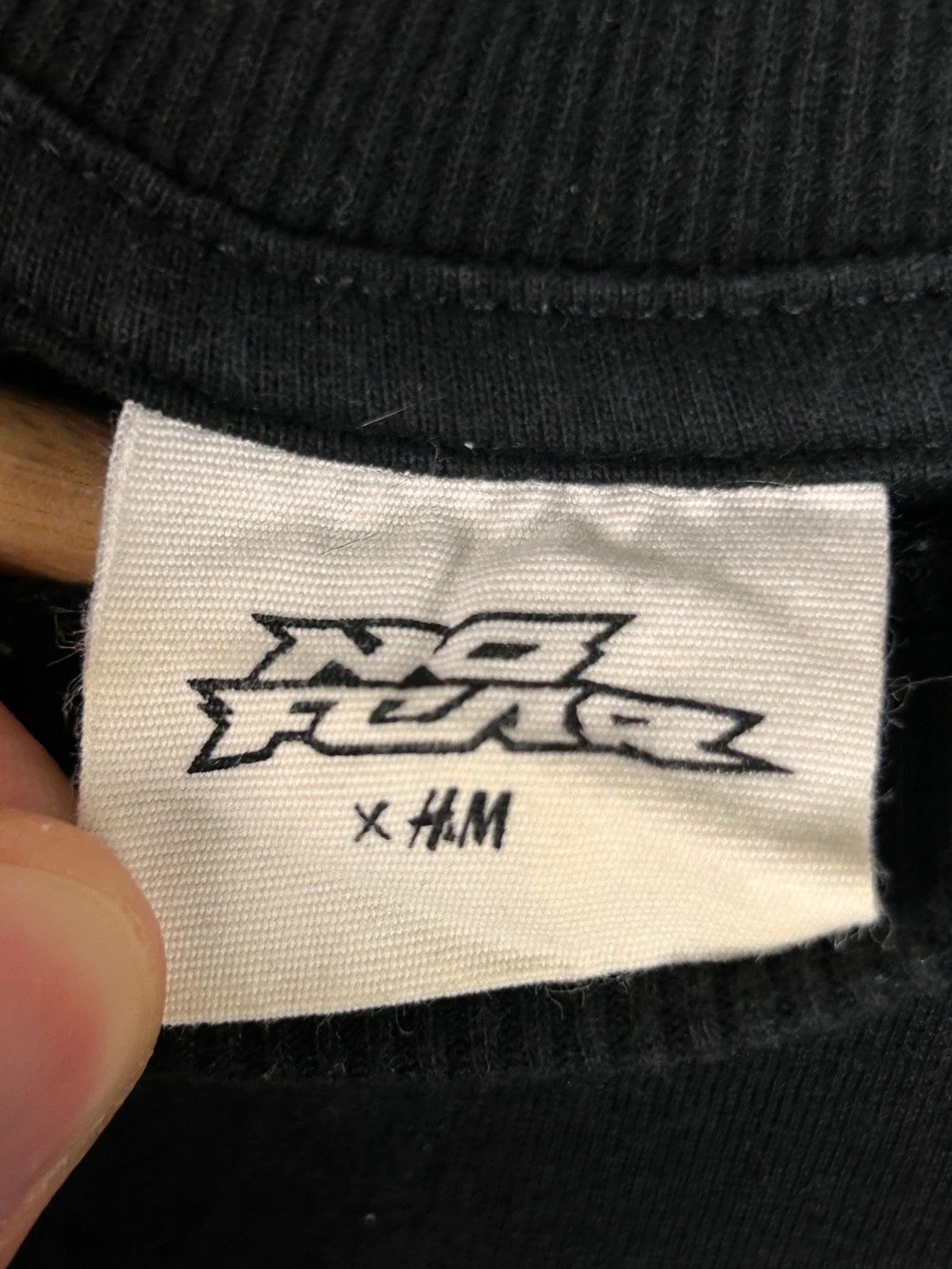 No Fear No Fear x H&M tee black big logo print spellout skate Size US S / EU 44-46 / 1 - 5 Thumbnail