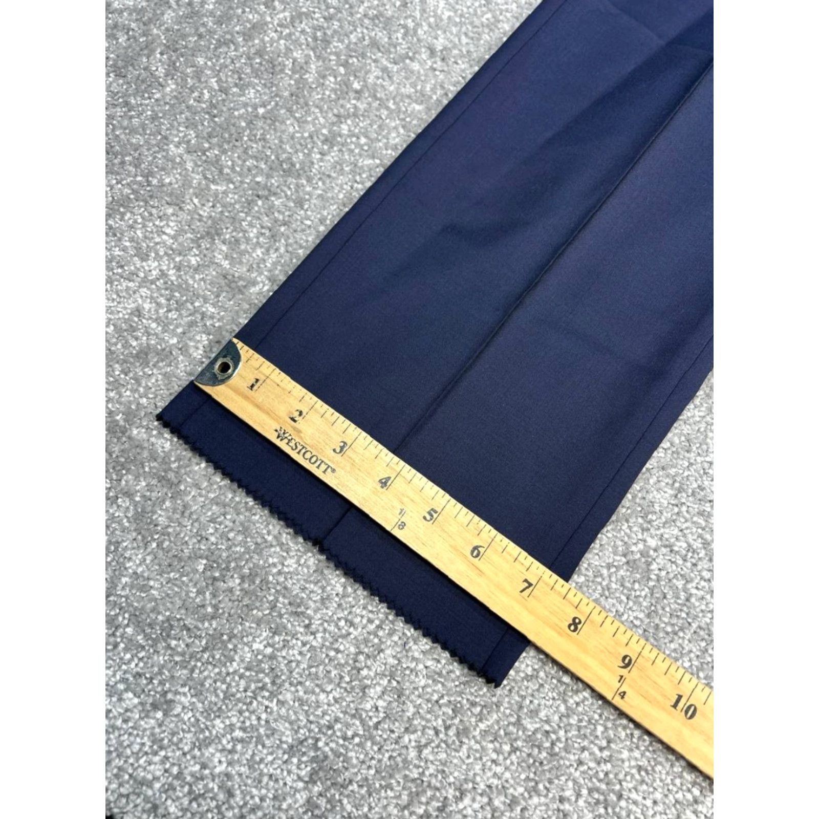Hugo Boss Hugo Boss Dress Pants Mens 34 Blue Virgin Wool Low Rise Straight Leg Business Size US 34 / EU 50 - 6 Thumbnail