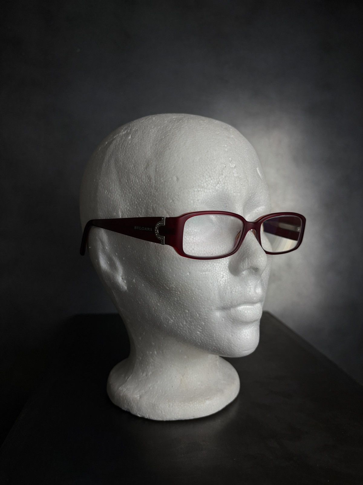 Bvlgari × Vintage 2000s Bvlgari Glasses Y2K Bayonetta Bella Hadid 4006B Strass Size ONE SIZE - 12 Thumbnail