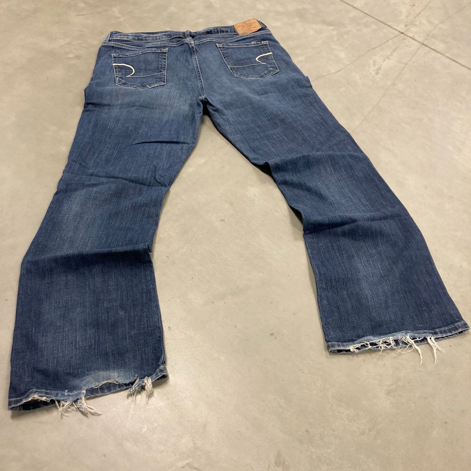 American Eagle Outfitters × Vintage y2k low rise American eagle bootcut Jeans 37x32 Size US 37 - 2 Thumbnail
