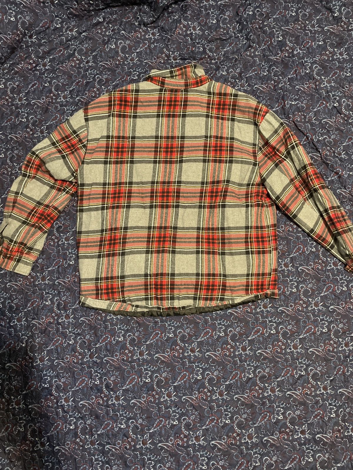Pacsun Pacsun Red/Gray Flannel Jacket Size US L / EU 52-54 / 3 - 3 Thumbnail