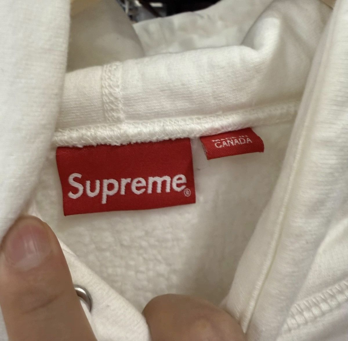 Supreme Supreme fw16 red on white box logo hooded sweatshirt hoodie Size US M / EU 48-50 / 2 - 6 Thumbnail